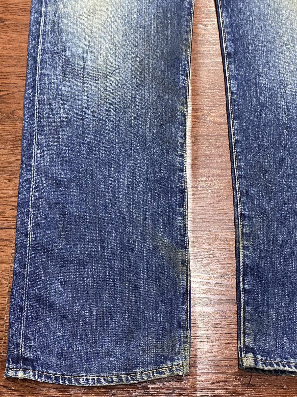 Japanese Brand Vintage Japanese Brands Gu Mud Wash Distressed Loose Jeans Size US 34 / EU 50 - 7 Thumbnail