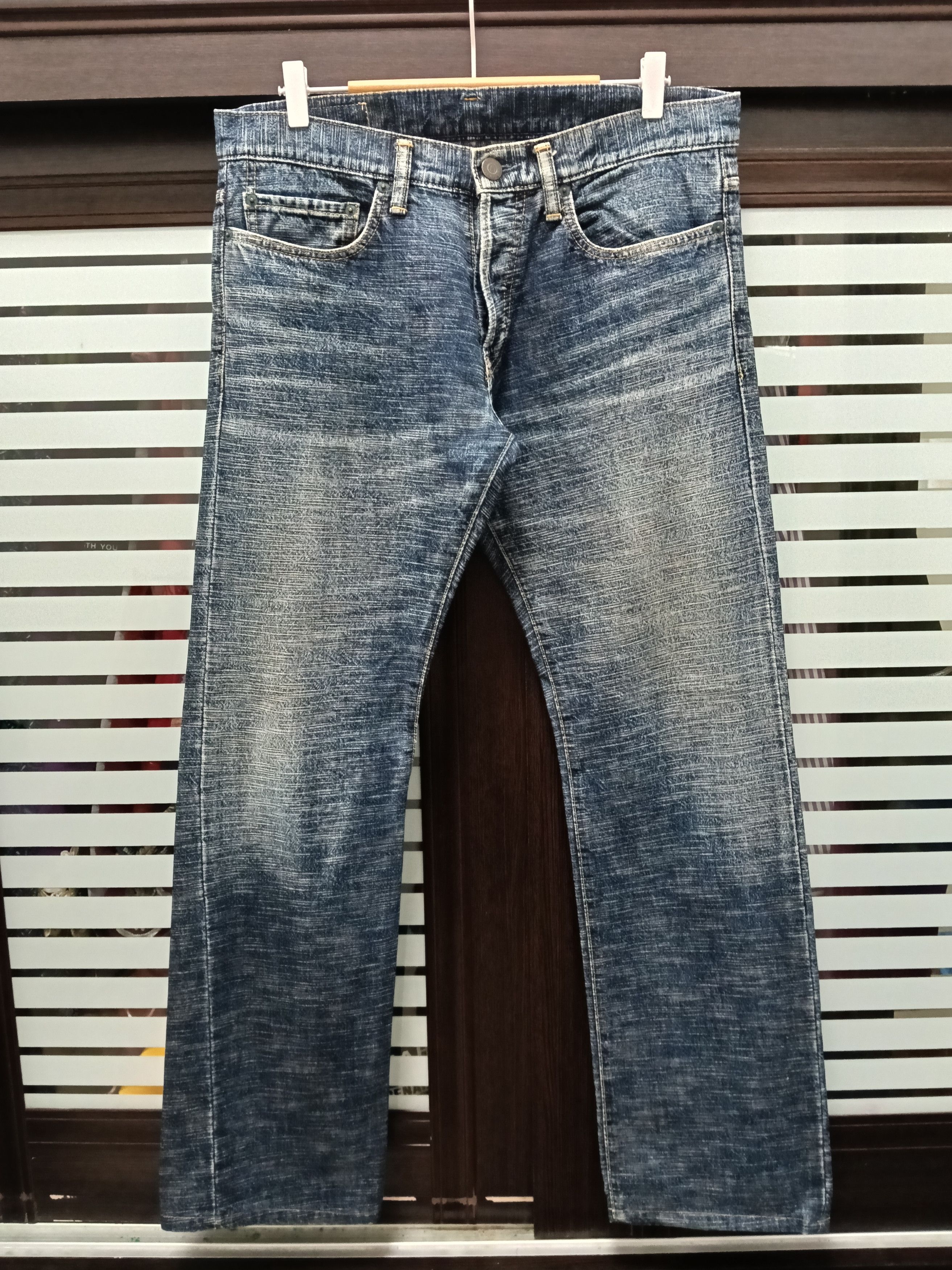 Japanese Brand (33) Ku Denim Melt Into The Universe Lot 515653. Size US 33 - 1 Thumbnail