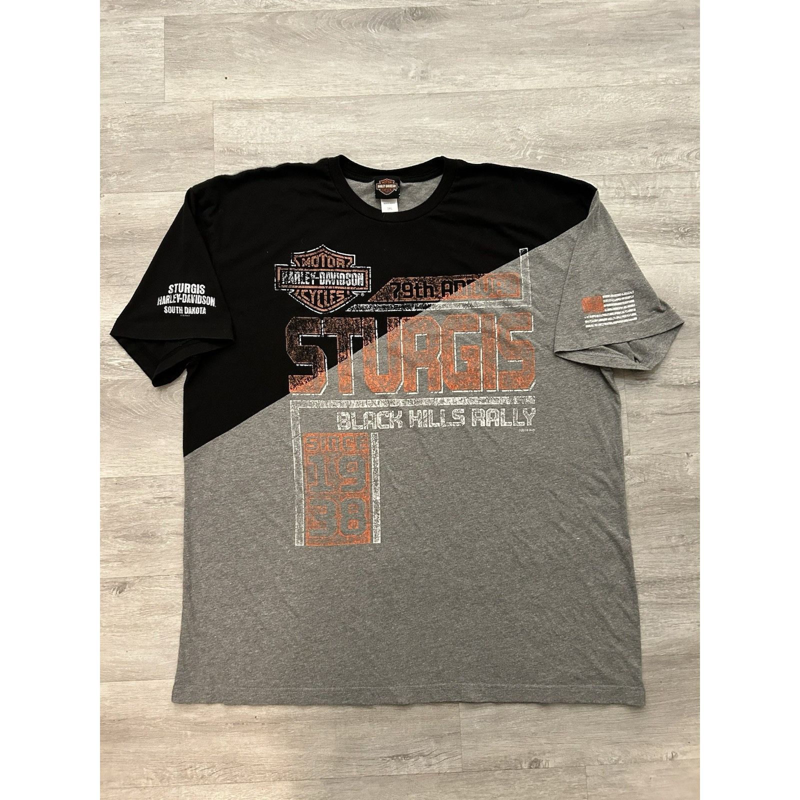 Harley Davidson 2019 Harley Davidson Sturgis T-shirt Size 3XL Men Black Hill Size US XXL / EU 58 / 5 - 2 Thumbnail