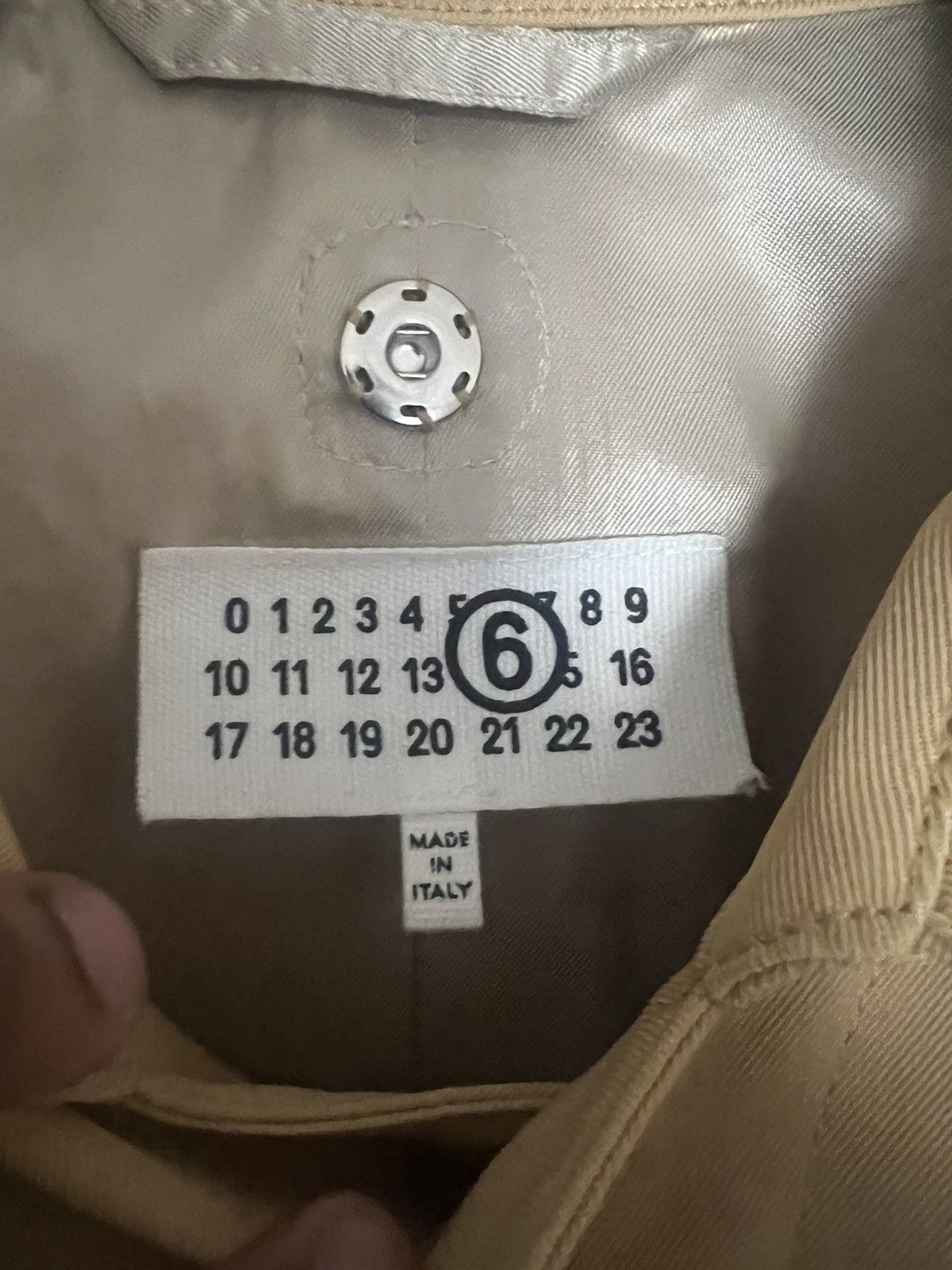 MM6 Yellow twill jacket Size US M / EU 48-50 / 2 - 5 Thumbnail