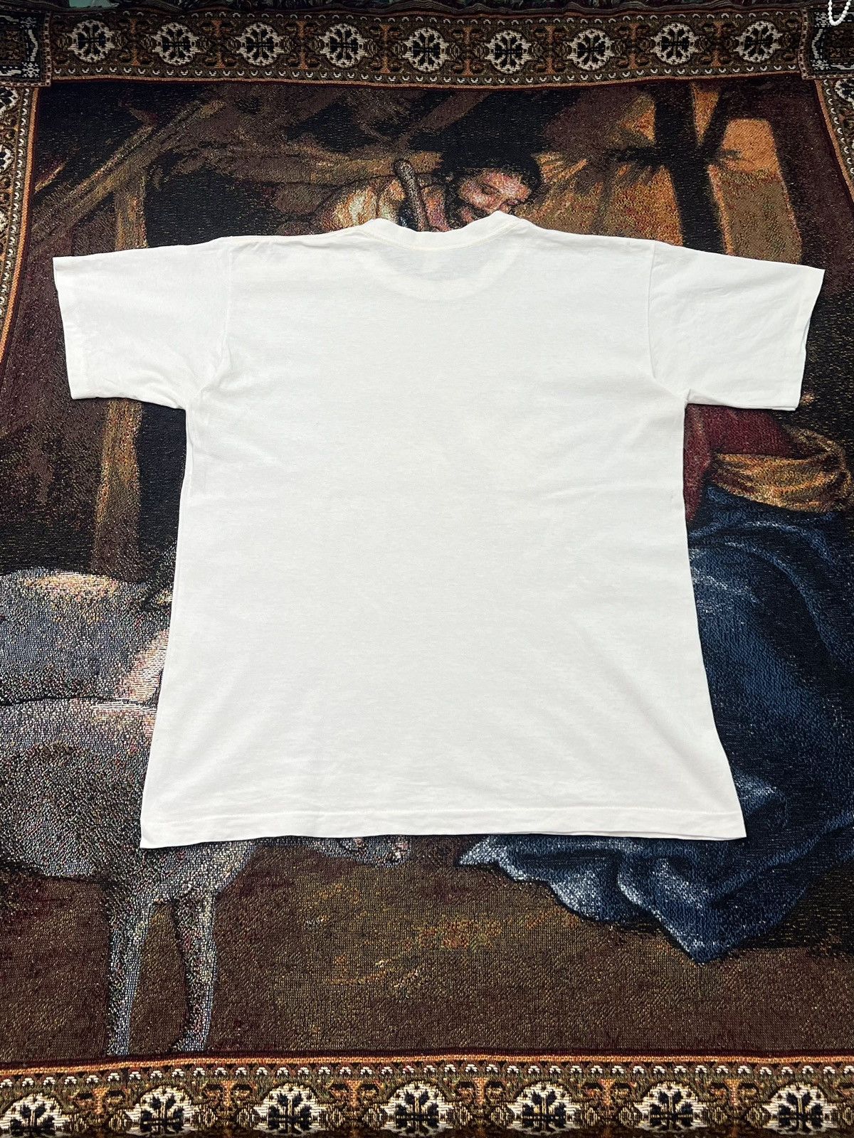 Vintage Vintage "Try This On For Size" Jesus Tee by Solid Light Size US L / EU 52-54 / 3 - 3 Thumbnail