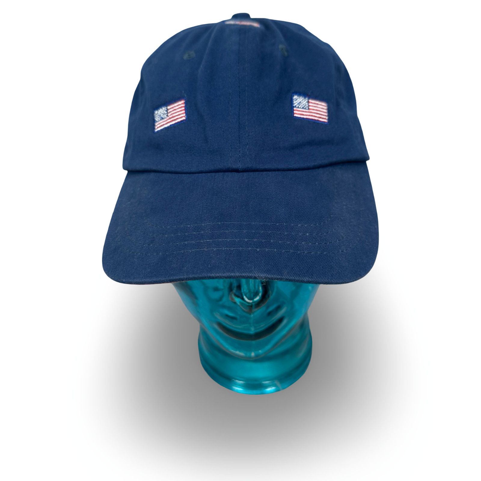 Castaway Clothing Castaway Nantucket American US Flag Dad Hat Blue Strapback Size ONE SIZE - 1 Thumbnail