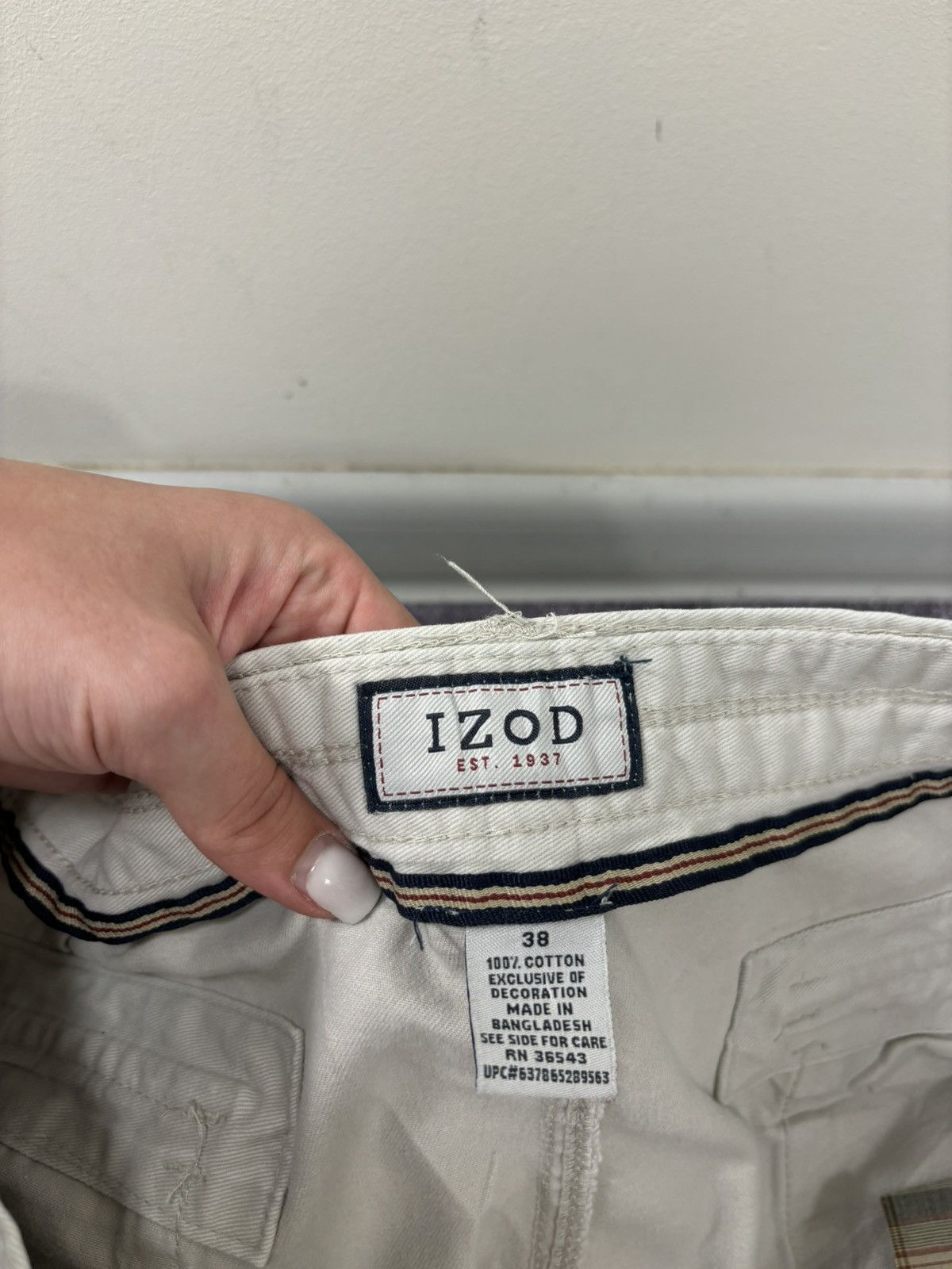 Izod Vintage IZOD 2000s Y2K Wide-Leg Hype Baggy Cargo Shorts Size US 38 / EU 54 - 11 Thumbnail