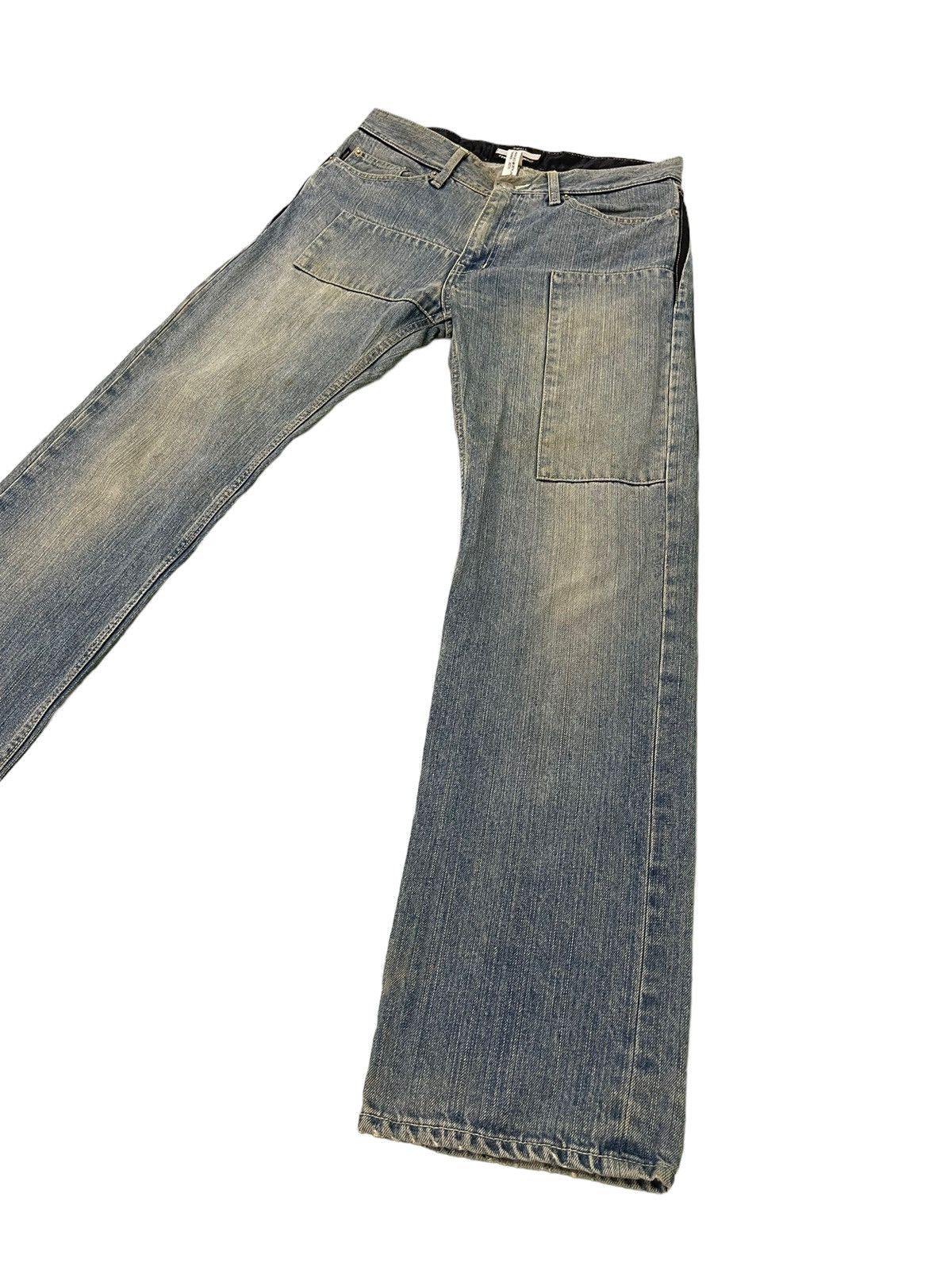 Japanese Brand Montage Japan Patchwork Denim Regular 6🟦7 Size US 32 / EU 48 - 3 Thumbnail