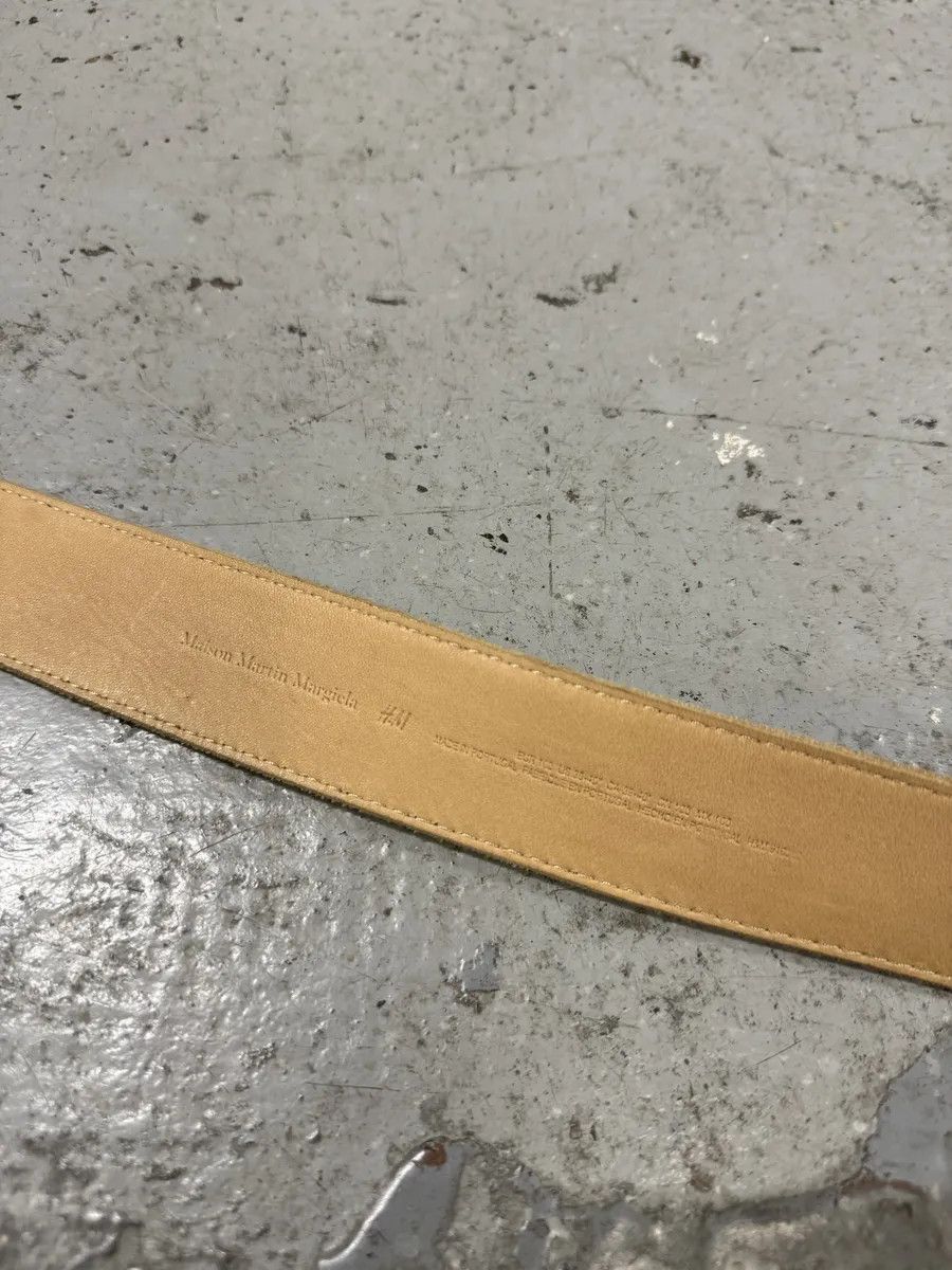 Maison Margiela 2012 Maison Martin Margiela Beige Leather Cowboy Belt Size ONE SIZE - 8 Thumbnail