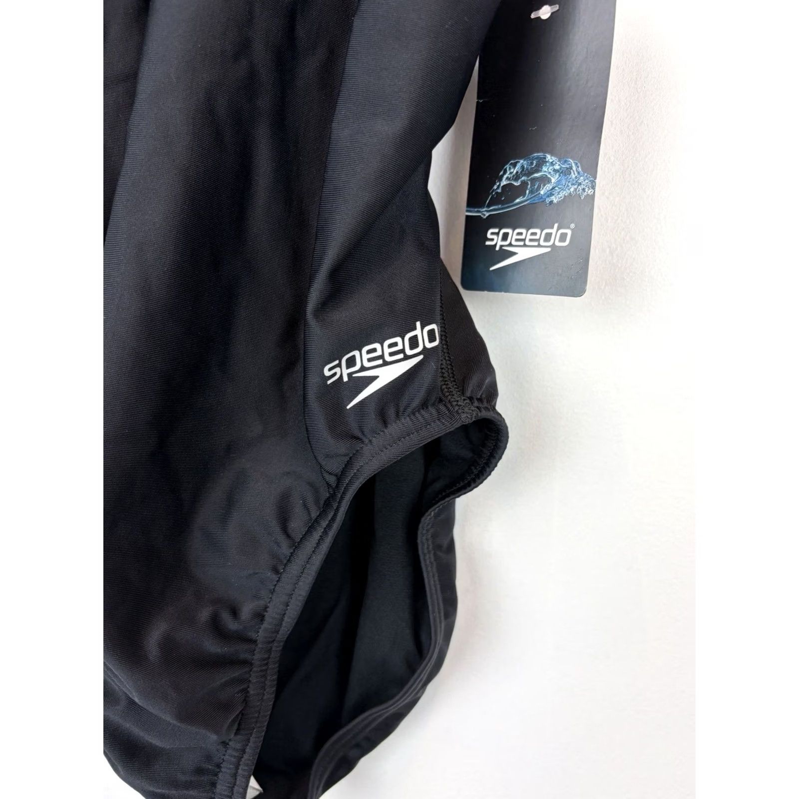 Speedo Speedo Womens One Piece Swimsuit Size 6/32 Black Competition F New In Box New Size ONE SIZE - 4 Thumbnail