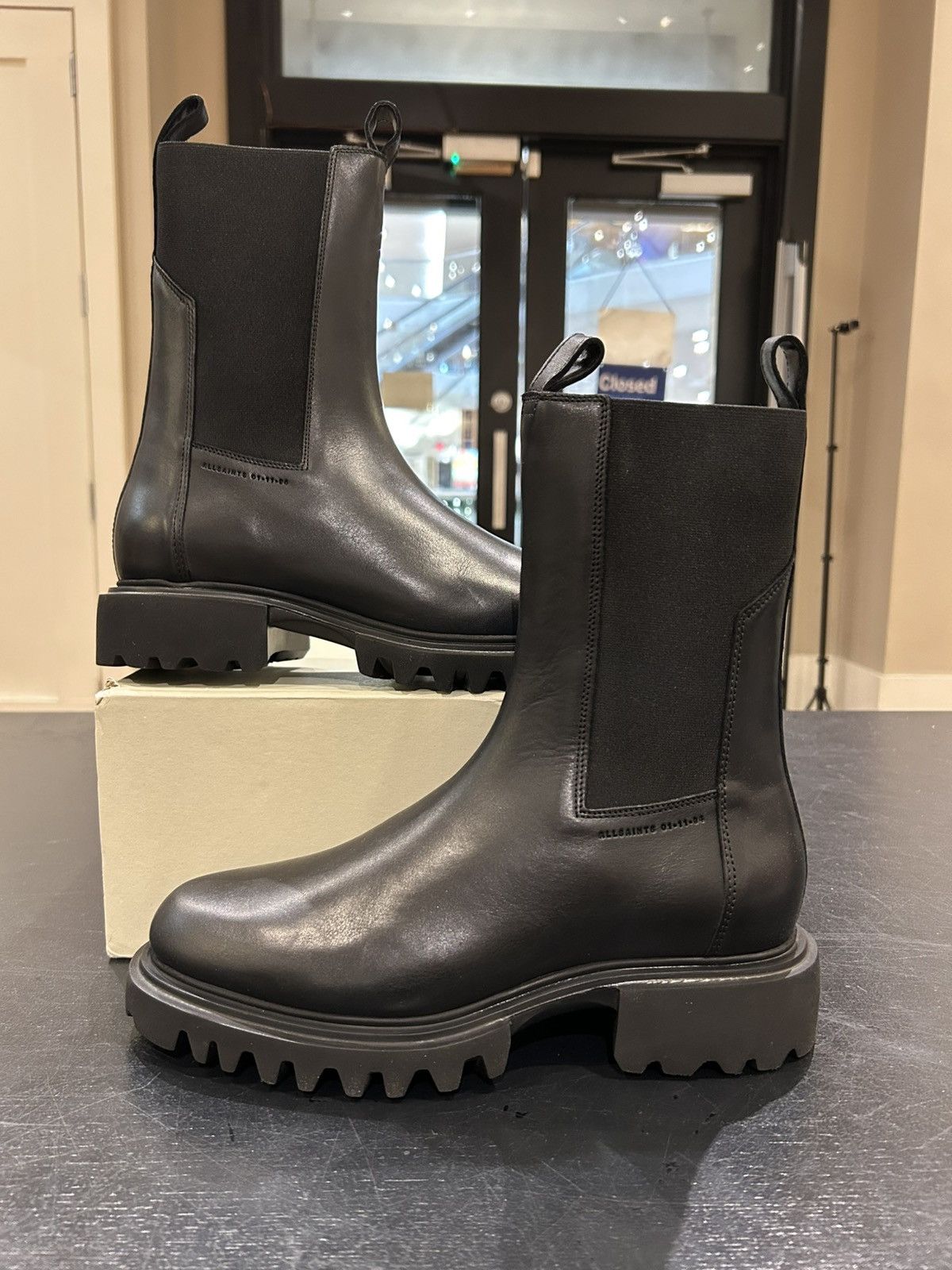 Allsaints Allsaints Hallie Boot - Black Size US 10 / IT 40 - 1 Thumbnail