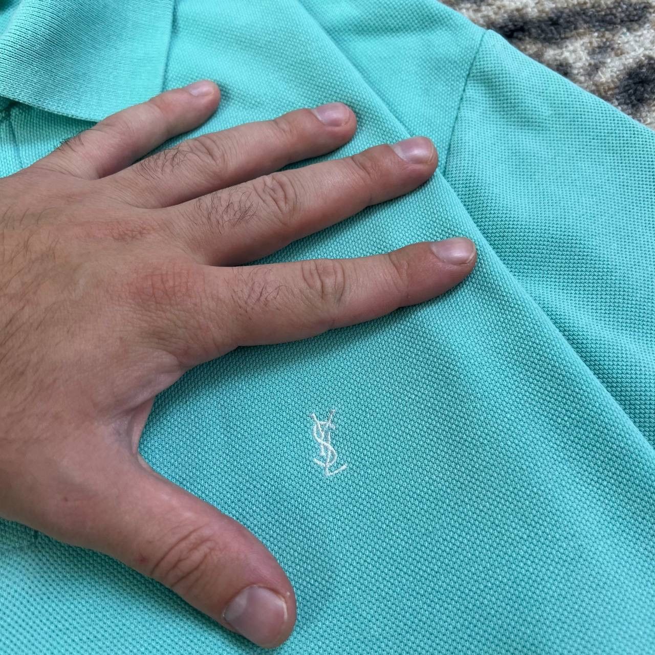 Yves Saint Laurent Yves Saint Laurent Mini Logo Luxury Polo T-Shirt Size US M / EU 48-50 / 2 - 3 Thumbnail