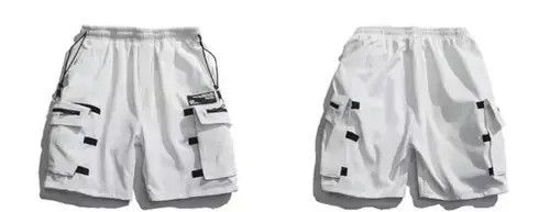 Japanese Brand 20SS Indigo Union Japan White Big Pocket Worker Shorts Size US 32 / EU 48 - 4 Thumbnail