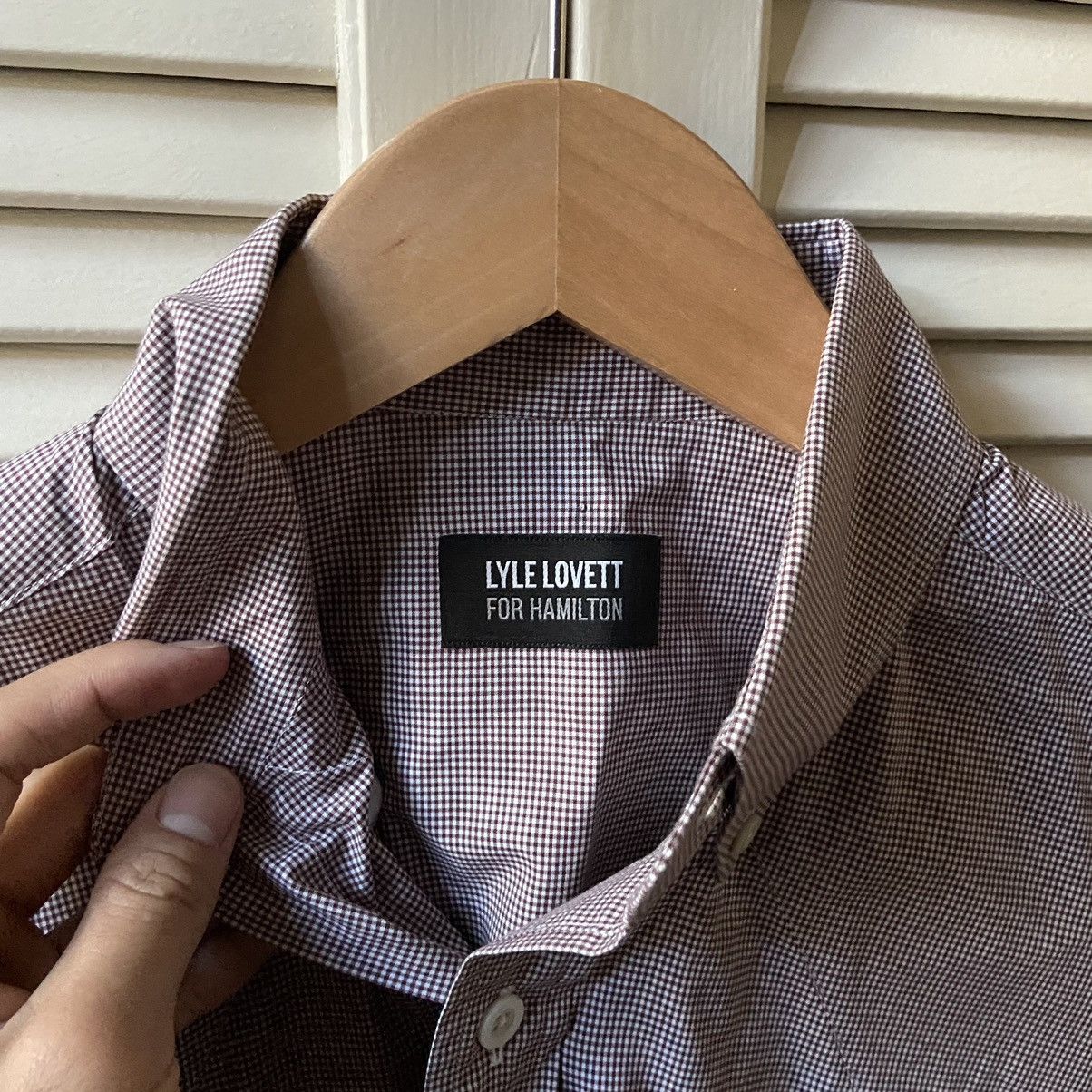 Designer Lyle Lovett Hamilton Purple Button Up Dress Shirt Western Size US M / EU 48-50 / 2 - 3 Thumbnail