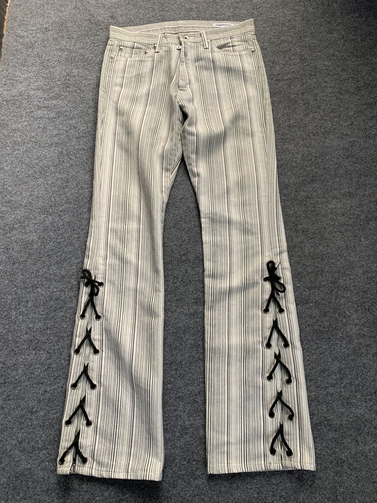 GOSTAR DE FUGA × If Six Was Nine × Japanese Brand Flare laces semantic design hickory japanese style Size US 30 / EU 46 - 1 Thumbnail
