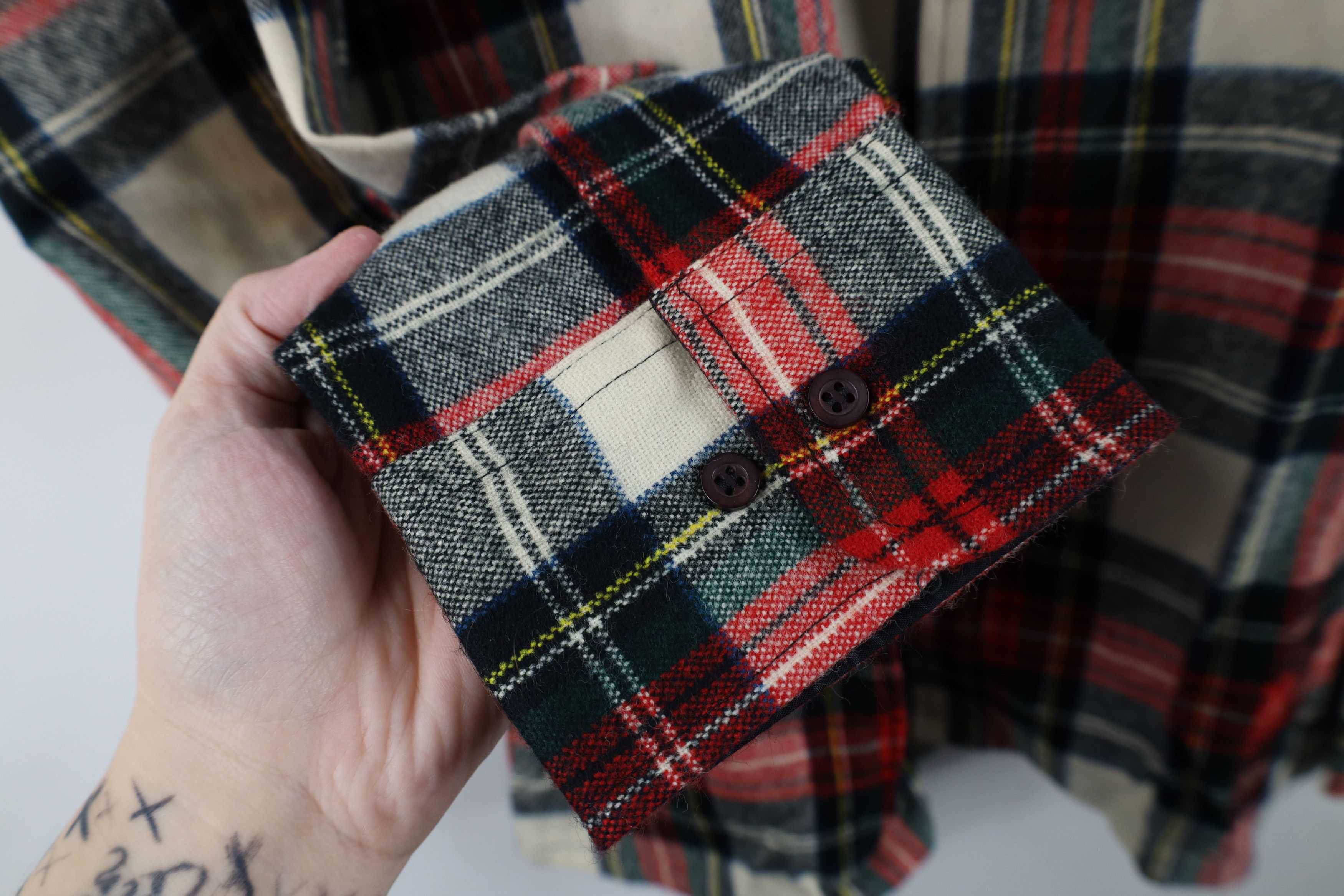 Vintage Deadstock Vintage 70s Streetwear Collared Button Shirt Plaid Size US M / EU 48-50 / 2 - 7 Thumbnail