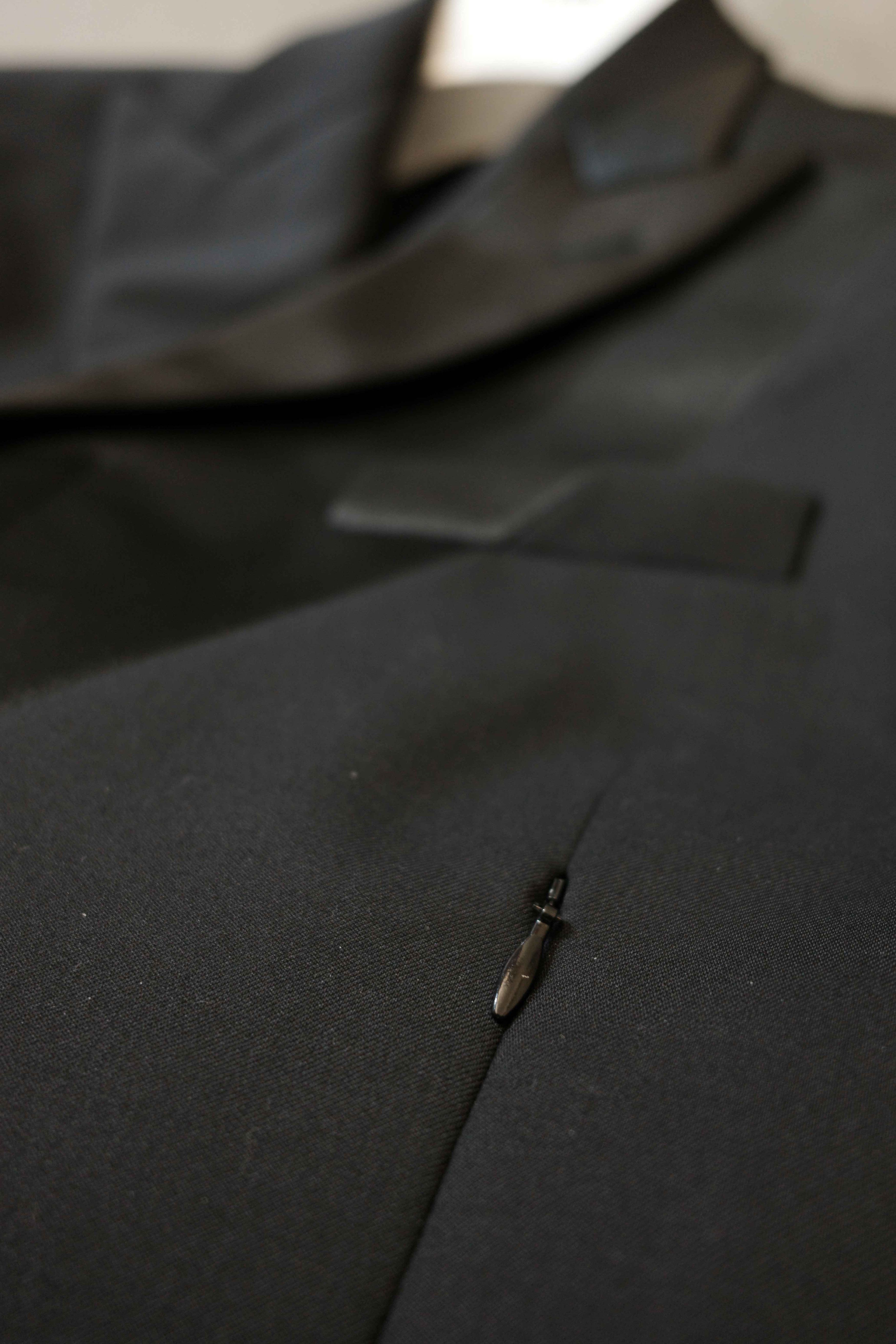 Helmut Lang Helmut Lang virgin wool tuxedo car coat Size US XS / EU 42 / 0 - 5 Thumbnail