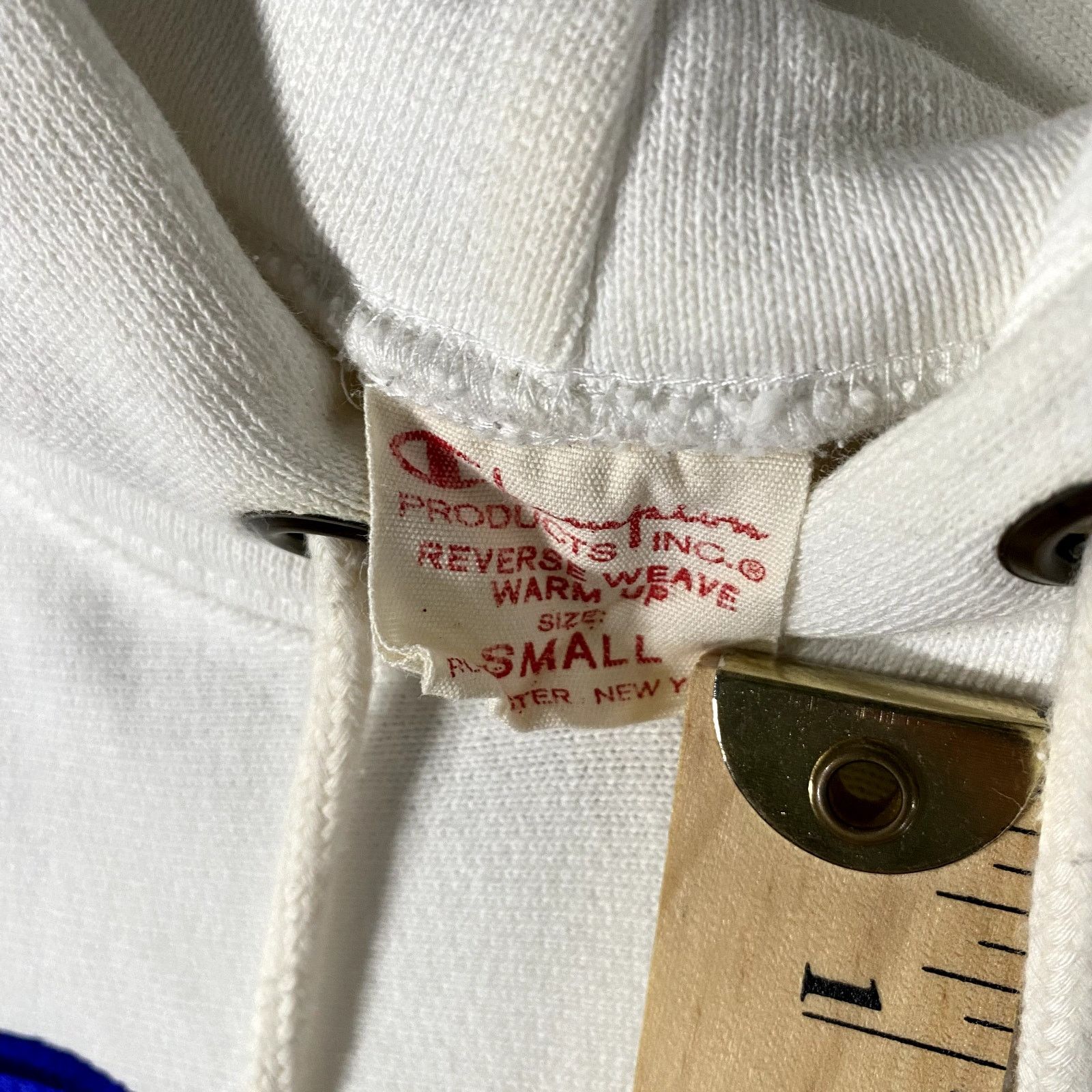 Champion Champion Reverse Weave Warm Up Hoodie Sweatshirt White Small Size US S / EU 44-46 / 1 - 4 Thumbnail