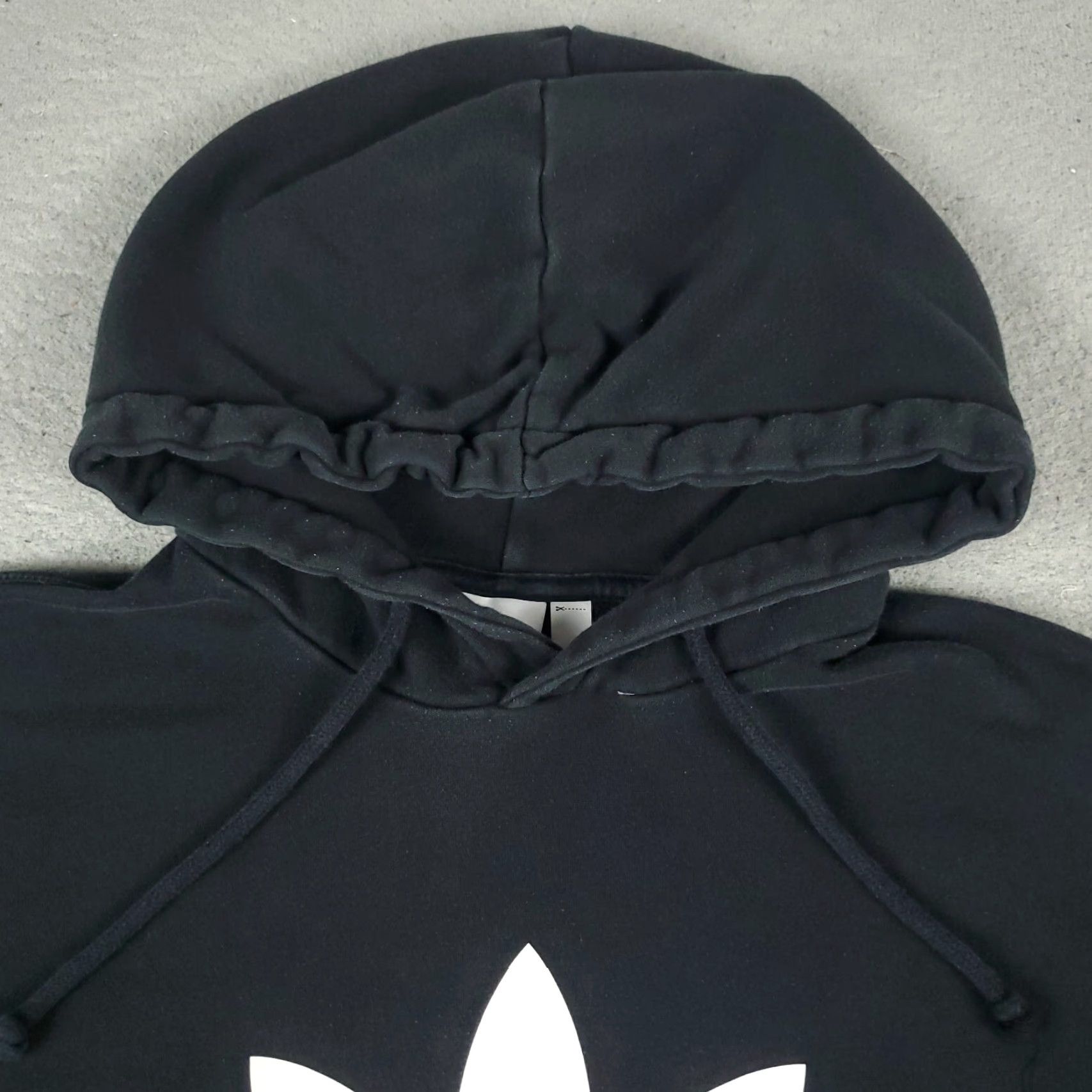 Adidas VINTAGE Adidas Hoodie Pullover Mens Medium Black Sports Casual All Seasons Size US M / EU 48-50 / 2 - 2 Thumbnail