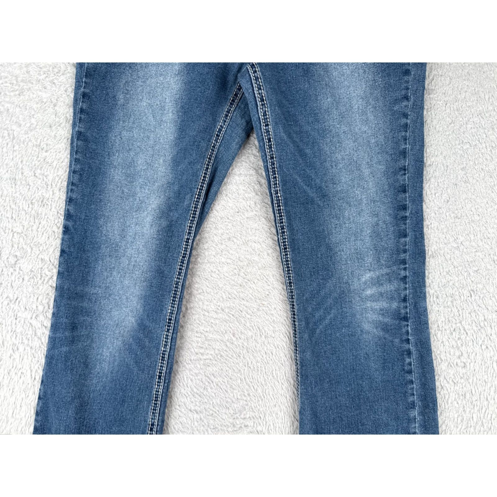 Vintage Misslook Jeans Womens Small Blue Bootcut Denim Mid Rise Cotton Blend 25x28 Size 28" / US 6 / IT 42 - 3 Thumbnail