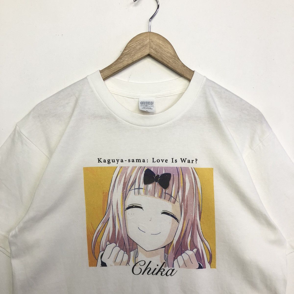 Anime × Japanese Brand KAGUYA SAMA LOVE IS WAR FUJIWARA CHIKA ANIME GRAPHIC TSHIRT Size US L / EU 52-54 / 3 - 2 Thumbnail