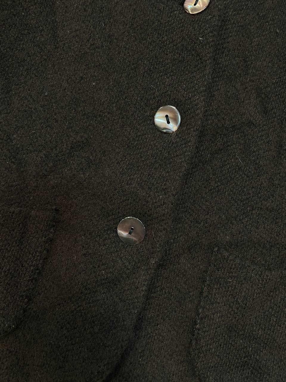Vintage Italian Merino Wool & Cashmere Knit Blazer Jacket
