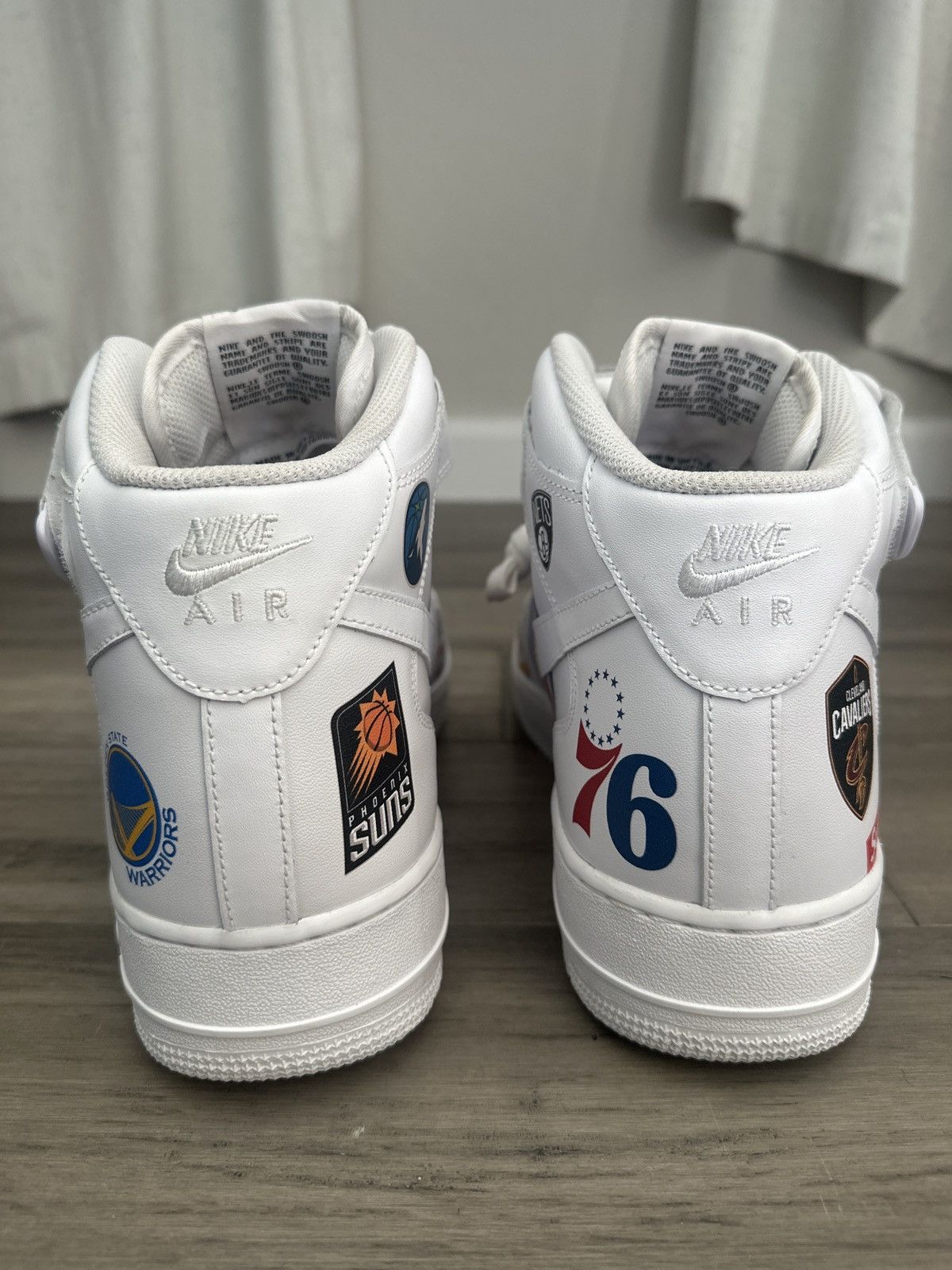 Nike × Supreme SUPREME X NIKE X NBA Air Force 1 Size US 13 / EU 46 - 4 Thumbnail