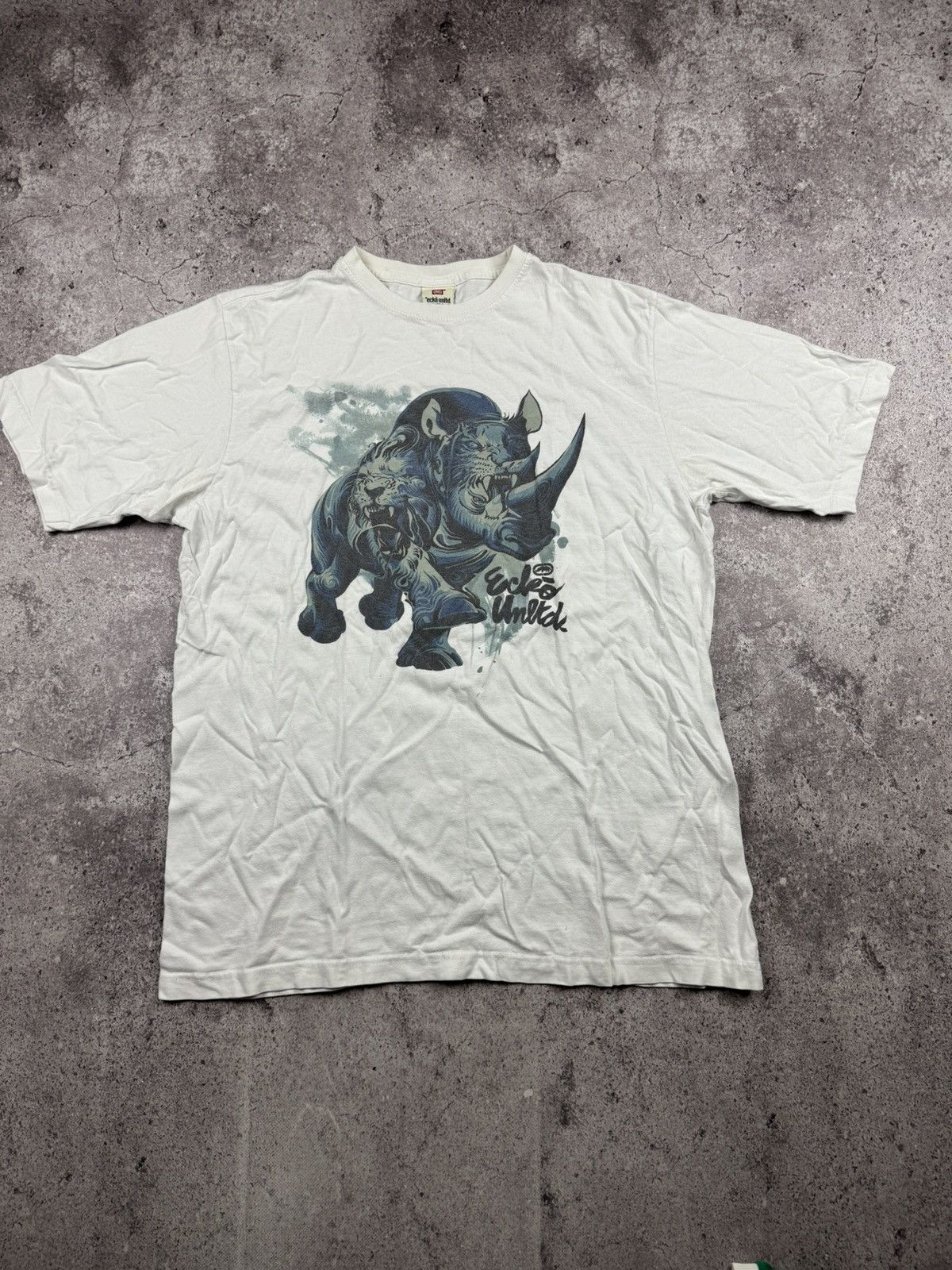 Ecko Unltd. Vintage Ecko Unltd T Shirt Big Logo Baggy Y2K Avantgarde 90s Size US L / EU 52-54 / 3 - 1 Thumbnail