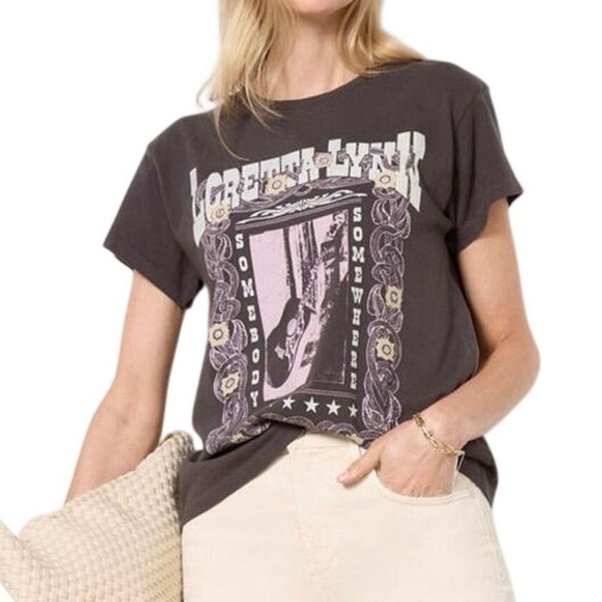 Daydreamer DAYDREAMER Loretta Lynn Somebody Somewhere Tee Various New Size XS / US 0-2 / IT 36-38 - 5 Thumbnail