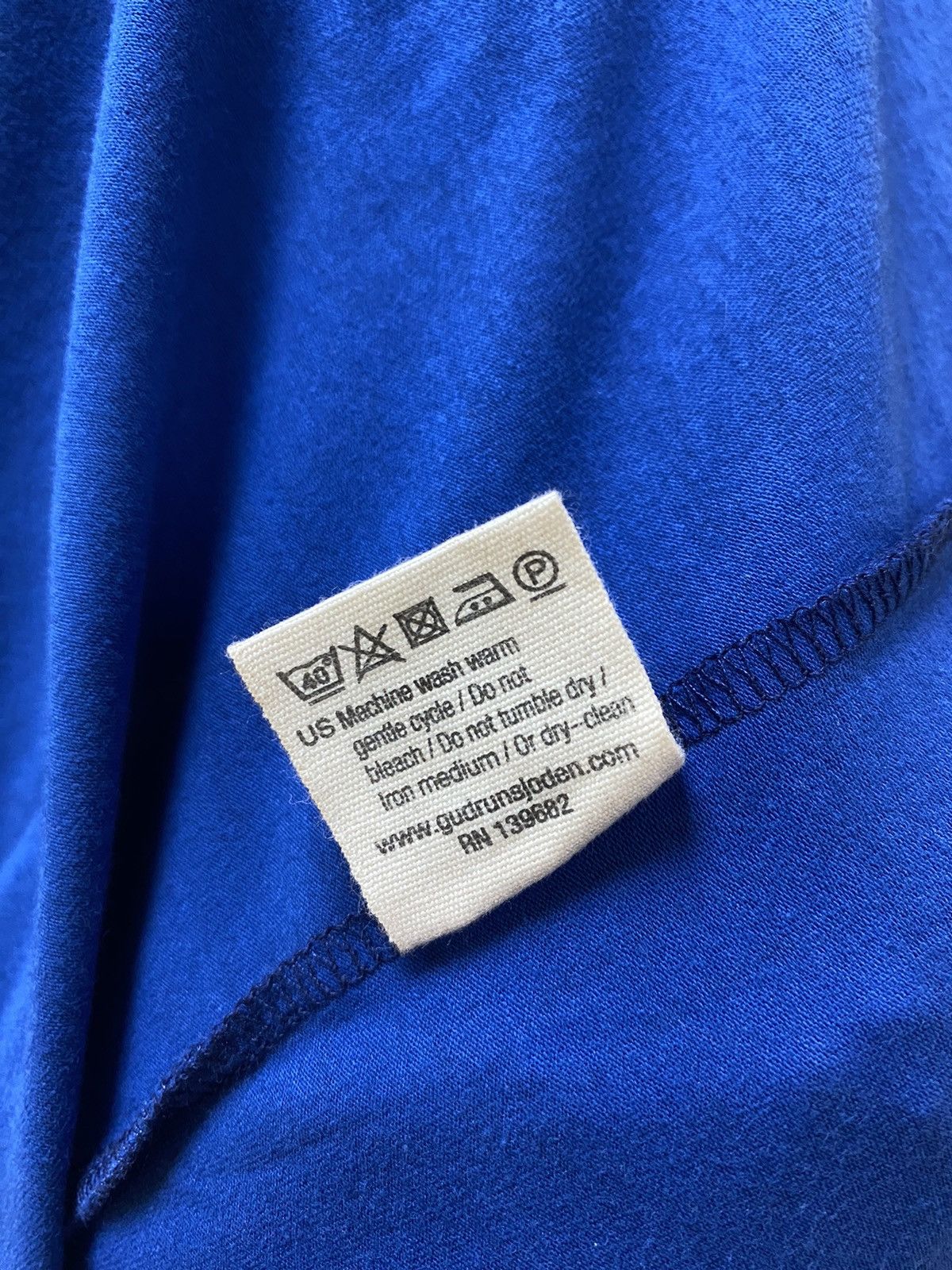Gudrun Sjoden Gudrun Sjoden Womens Blue Knee Length Dress Size XL Size XL / US 12-14 / IT 48-50 - 9 Thumbnail