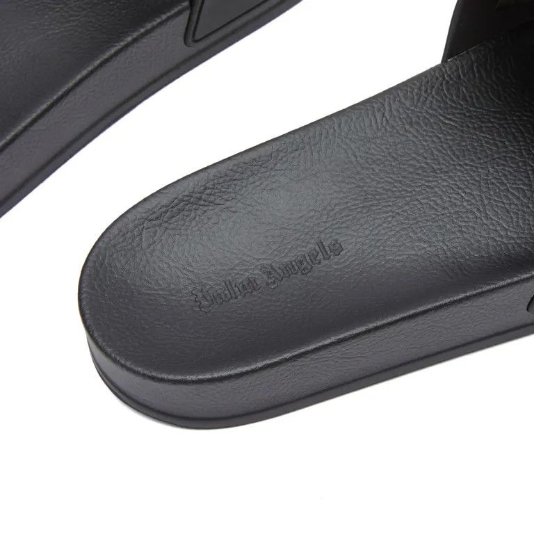 Palm Angels o1s22i1n0824 Rubber Monogram Slides in Black Size US 6 / IT 36 - 4 Thumbnail