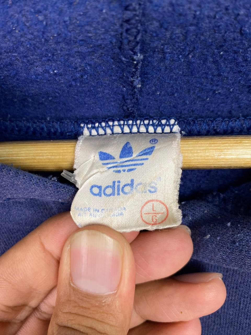 Adidas vintage adidas torsion hoody made in canada sunfaded Size US L / EU 52-54 / 3 - 5 Thumbnail