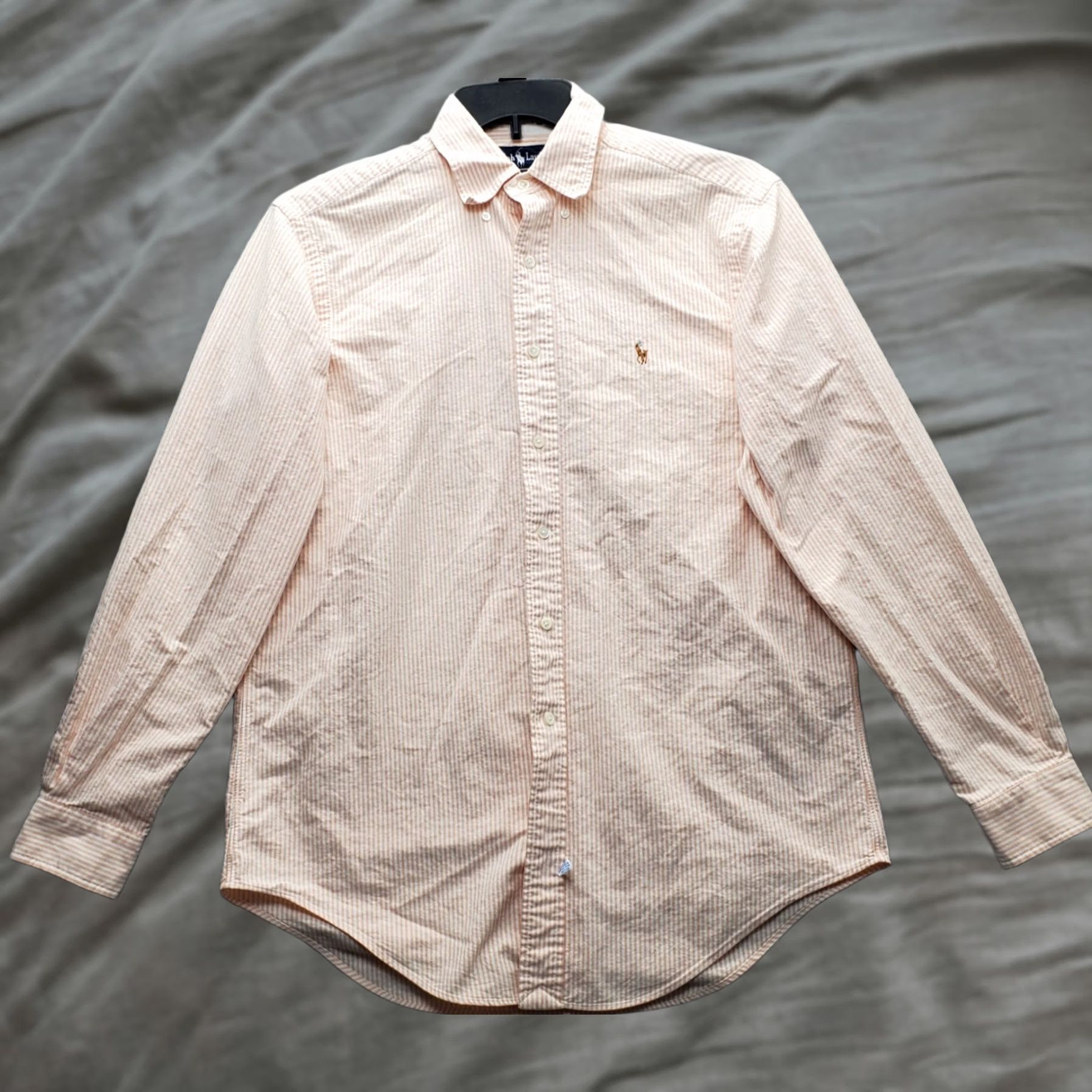 Ralph Lauren Ralph Lauren Mens Dress Shirt Striped Collared Button Down Pony Logo 16 Multicolor Size 42R - 1 Thumbnail