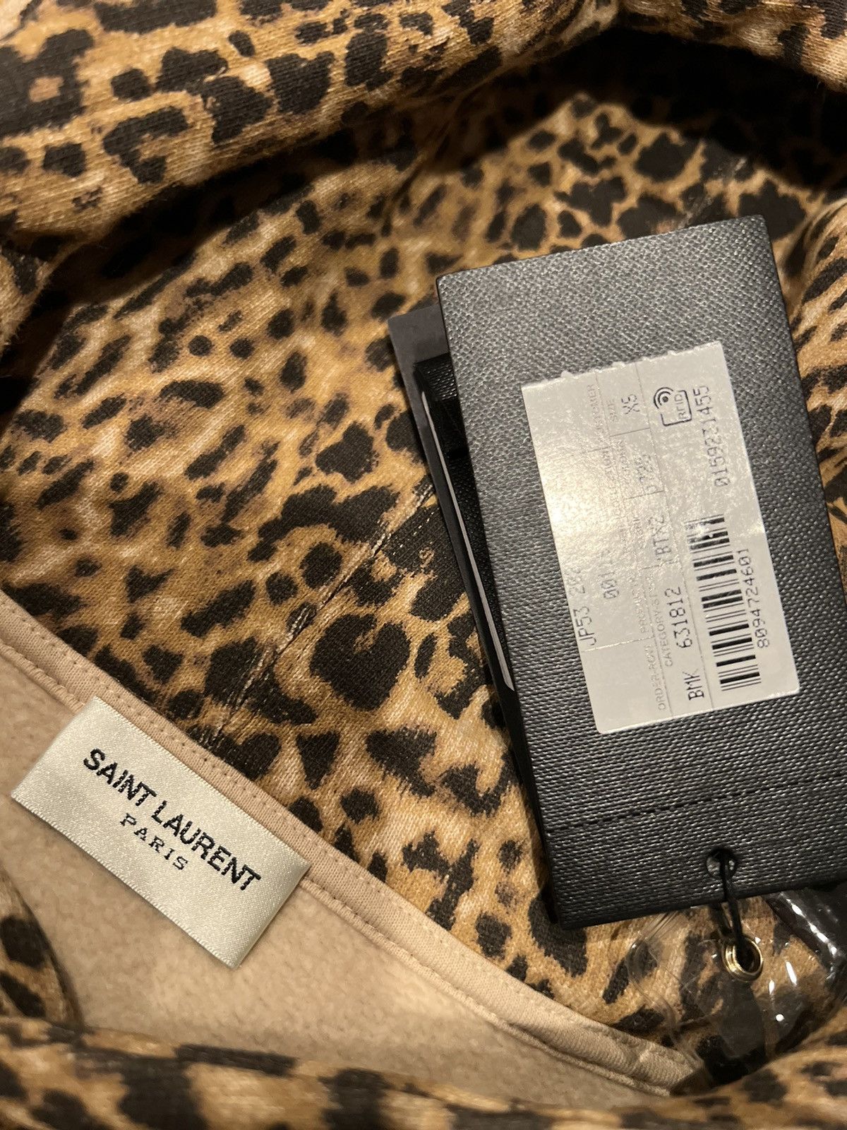 Saint Laurent Paris Saint Laurent men’s leopard print hoodie. XS. $1090 Size US XS / EU 42 / 0 - 3 Thumbnail