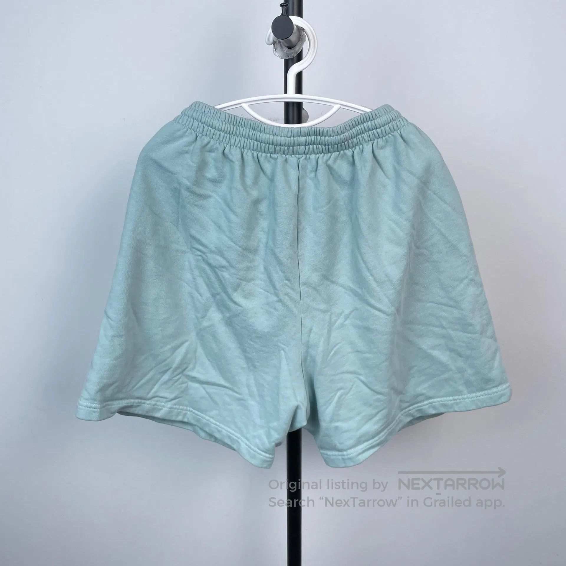Balenciaga Balenciaga size M Ivory Blue Cola Embroidered Short Pants| Size US 27 - 2 Thumbnail