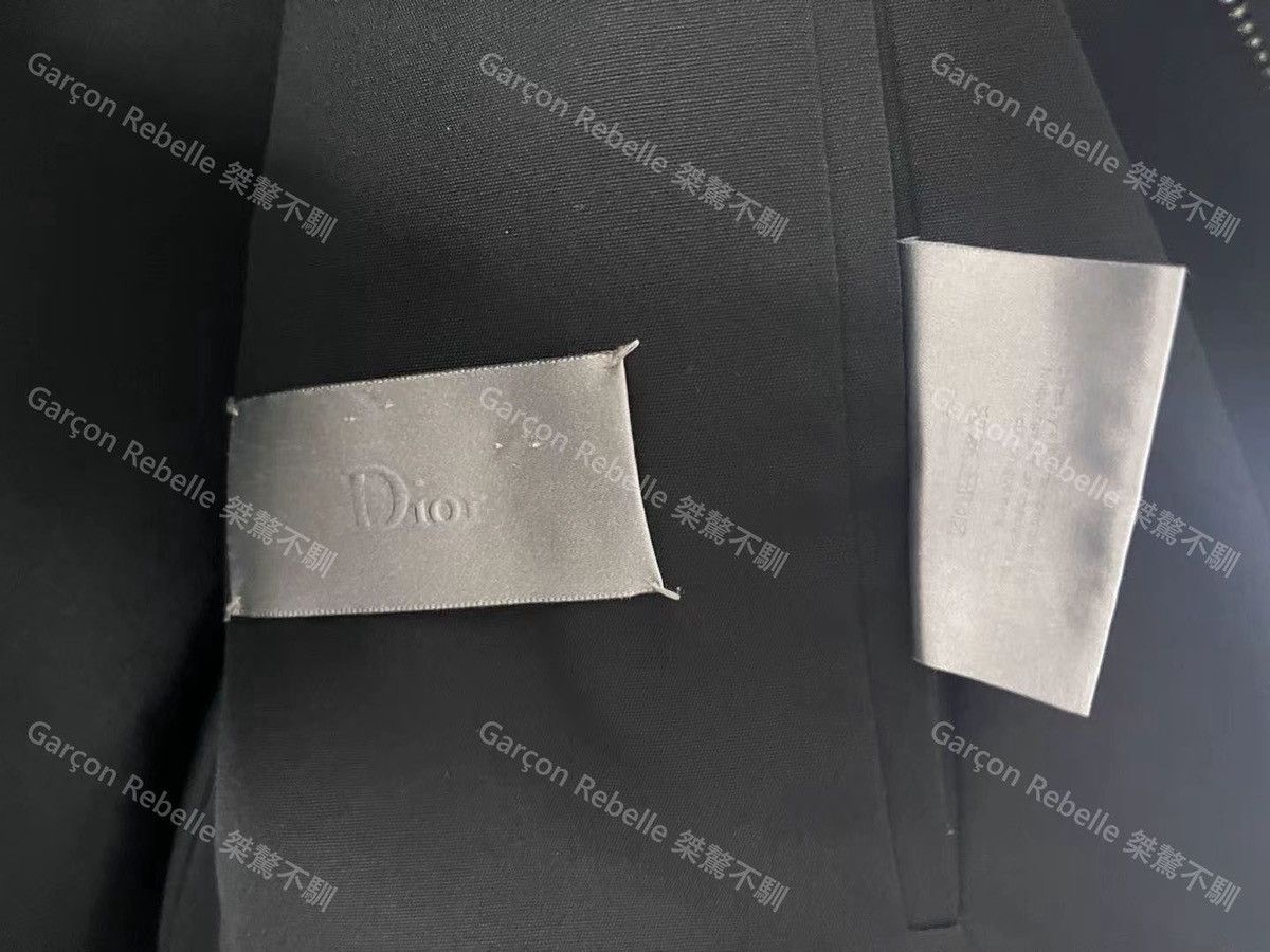 Dior Dior Homme Hedi Slimane Runway 02aw Leather detail Jacket Size US M / EU 48-50 / 2 - 6 Thumbnail