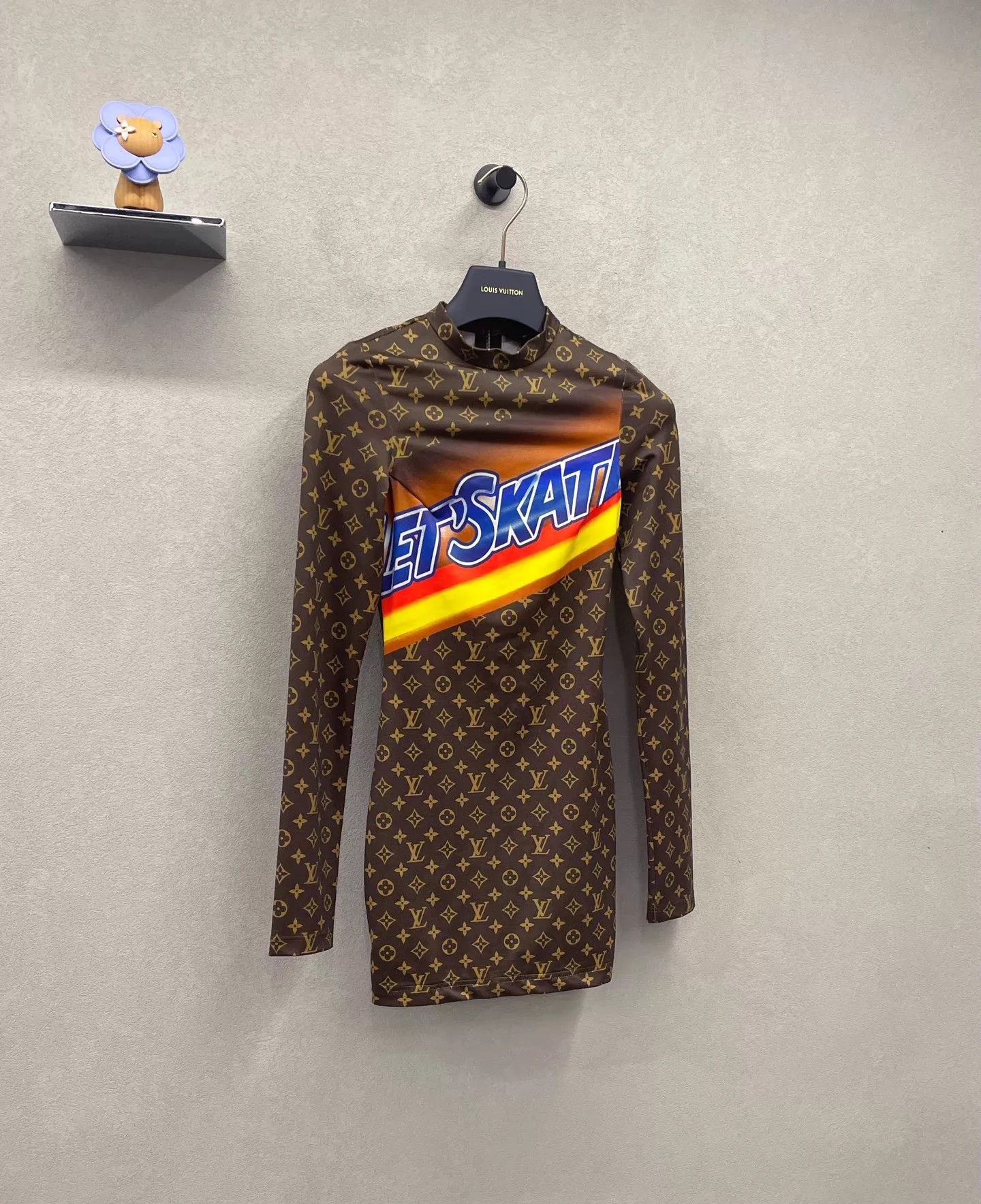Louis Vuitton LV camel monogram print color block slim fit dress Size XS / US 0-2 / IT 36-38 - 3 Thumbnail