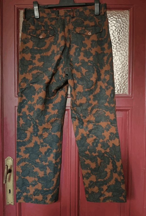 Dries Van Noten × Vintage Dries Van Noten Pants Baggy Wide Linen Jeans Denim EX0055 Size US 32 / EU 48 - 3 Thumbnail