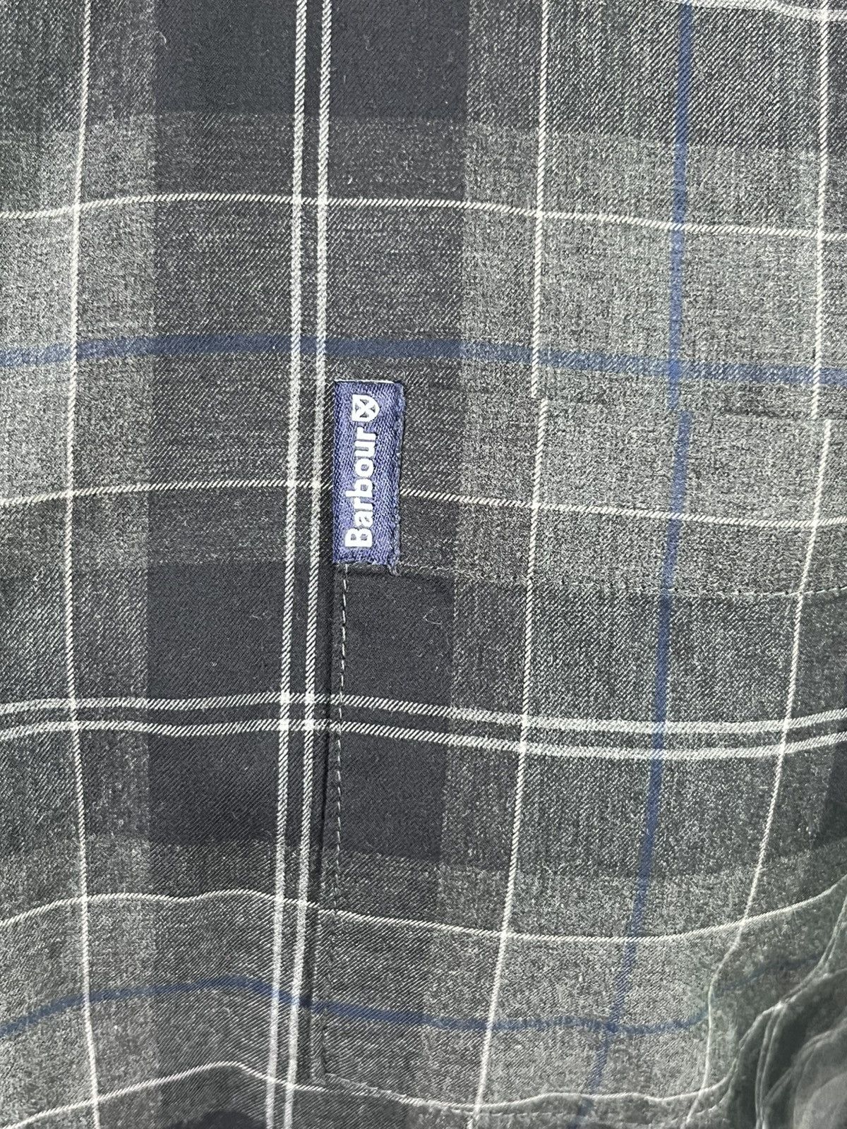 Barbour Barbour Grey Check Shirt - Size M - Original Size US M / EU 48-50 / 2 - 4 Thumbnail