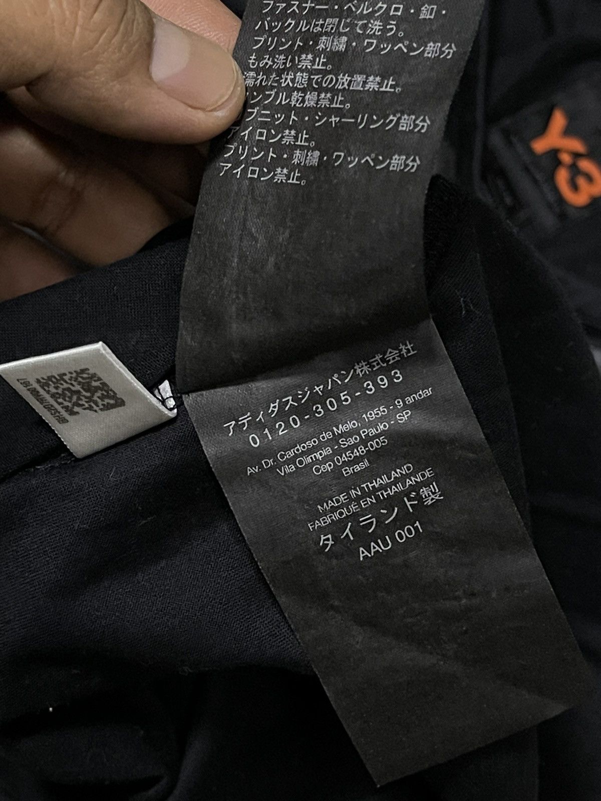 Yohji Yamamoto Y-3 Adidas Yohji Yamamoto Big Logo Tshirt Size S / US 4 / IT 40 - 5 Thumbnail