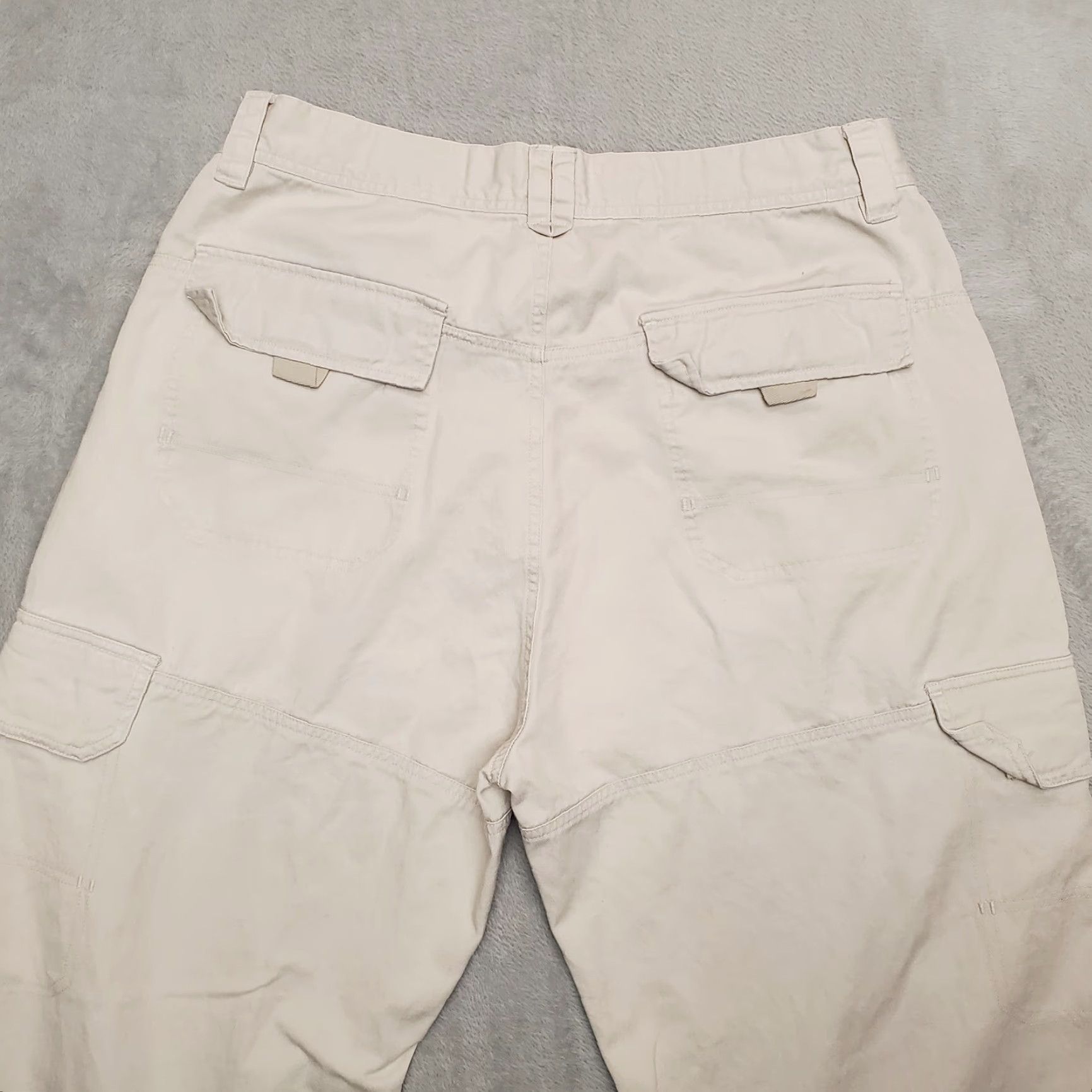 Vintage VINTAGE NESI A.G. Cargo Pants Mens 36x31 Beige Cargo Cotton Utility Y2K Skate Pants Mens Beige Cargo Pocket 5-Pocket Mens Size US 36 / EU 52 - 6 Thumbnail