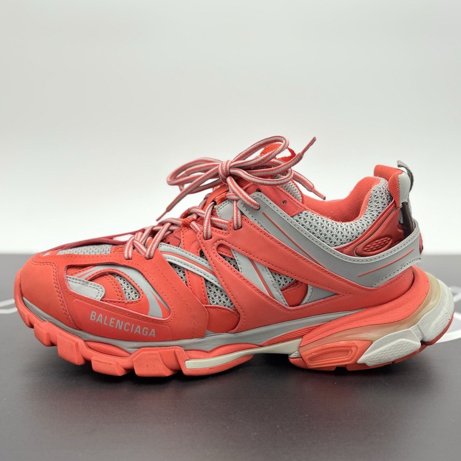 Balenciaga Balenciaga Track Sneaker ' Orange Grey ' | GREAT CONDITION! Size US 11 / EU 44 - 8 Thumbnail