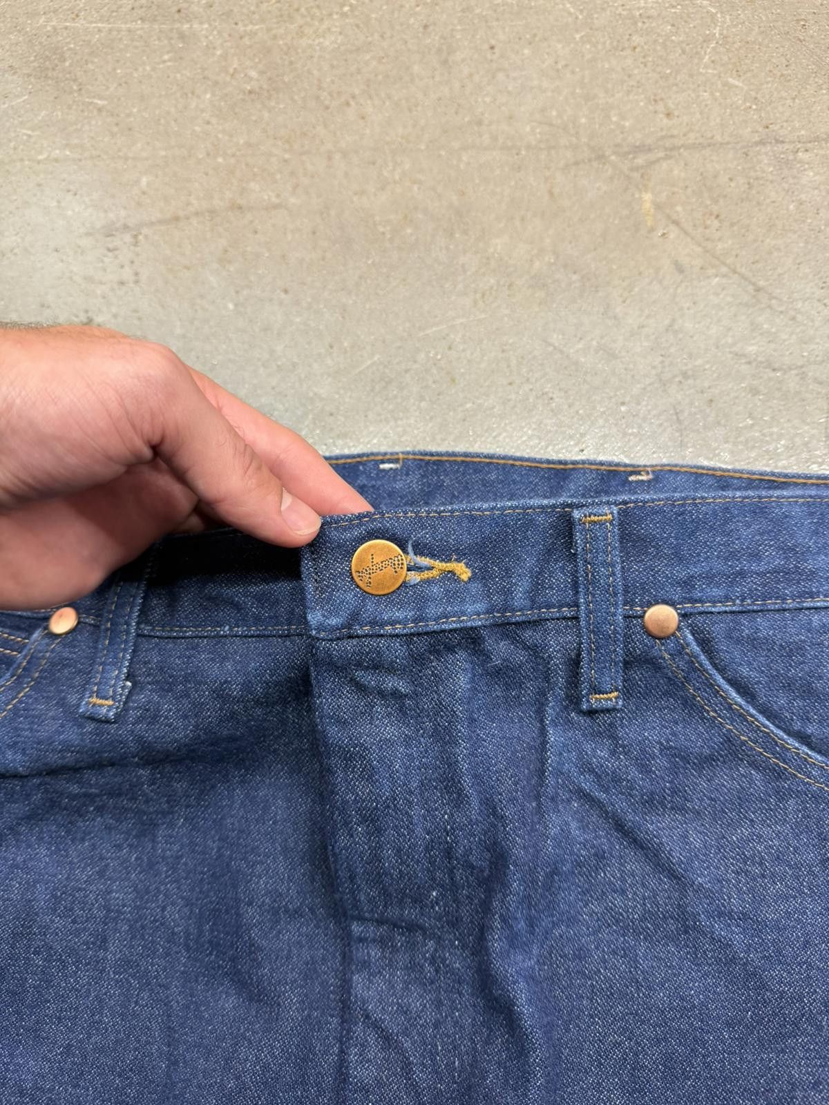 Wrangler Vintage 90s USA Wrangler Cowboy Cut Bootcut Jeans Size US 34 / EU 50 - 4 Thumbnail