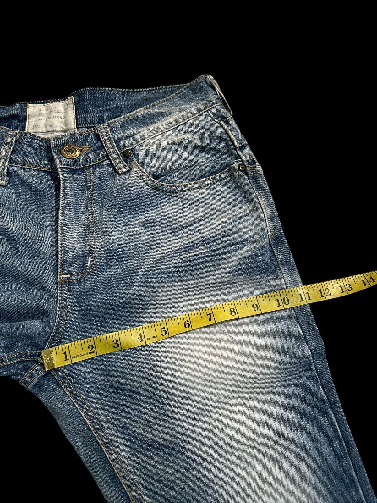 Japanese Brand × Kapital × Vintage Double Waist Lolita Japanese Punk Style Denim Jeans Size US 32 / EU 48 - 21 Thumbnail