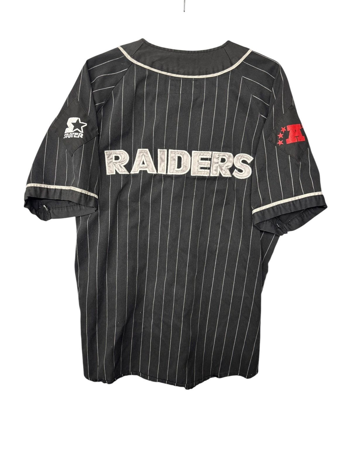 Starter Vintage 90s Raiders Jersey Size US XL / EU 56 / 4 - 2 Thumbnail