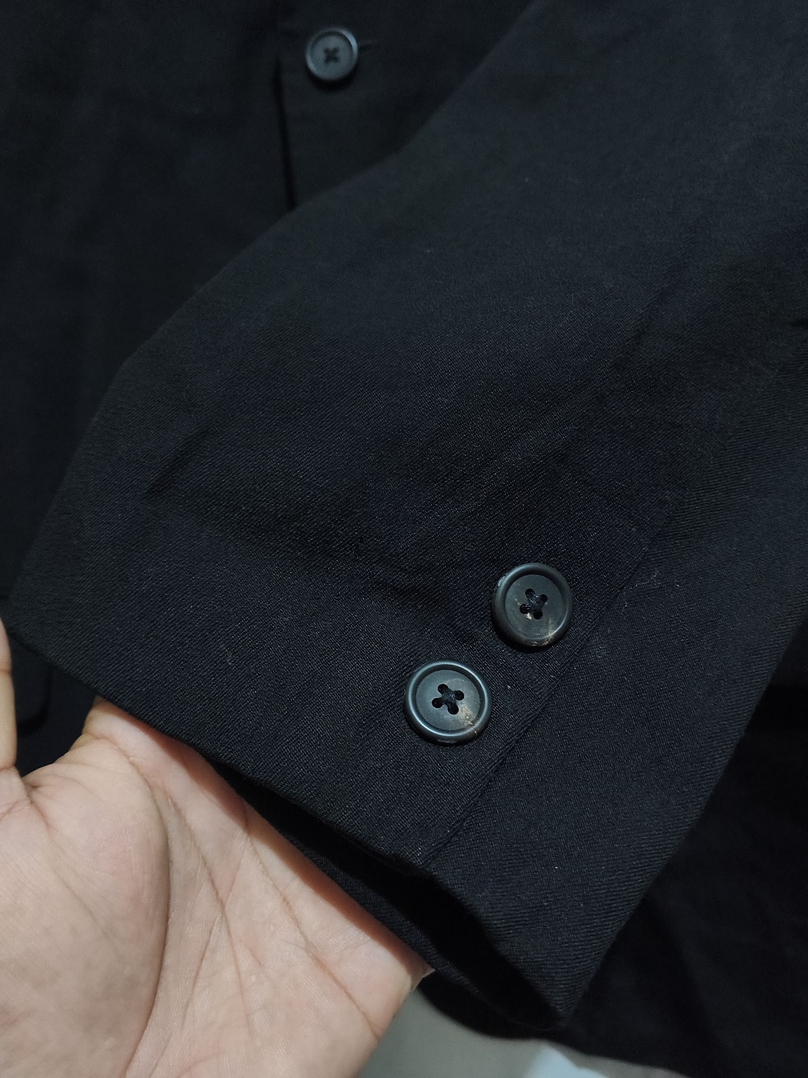 Yohji Yamamoto 🔥Vintage 90s Y's For men Oversized 3 Button Wool Blazer Size 48R - 6 Thumbnail