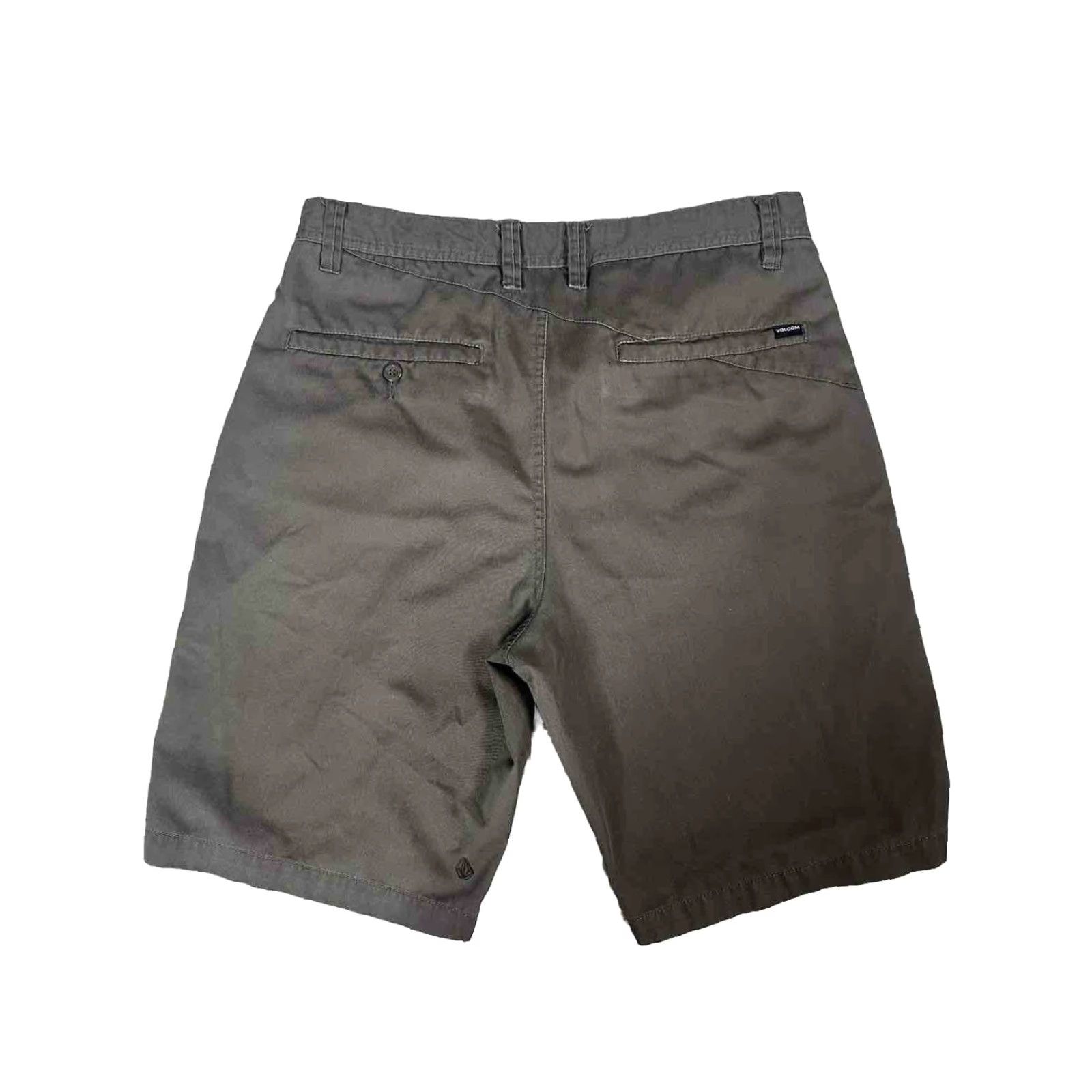 Volcom Volcom Men’s Volcano Chino Shorts Brown 34 Regular Stretch Inseam 10 Modern Beach Skate Surf Size US 34 / EU 50 - 2 Thumbnail