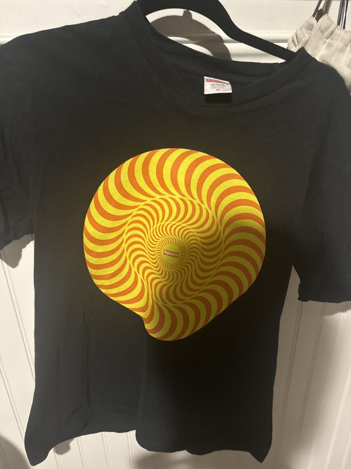 Supreme Size M Black Supreme spitfire swirl tee Size US M / EU 48-50 / 2 - 3 Thumbnail