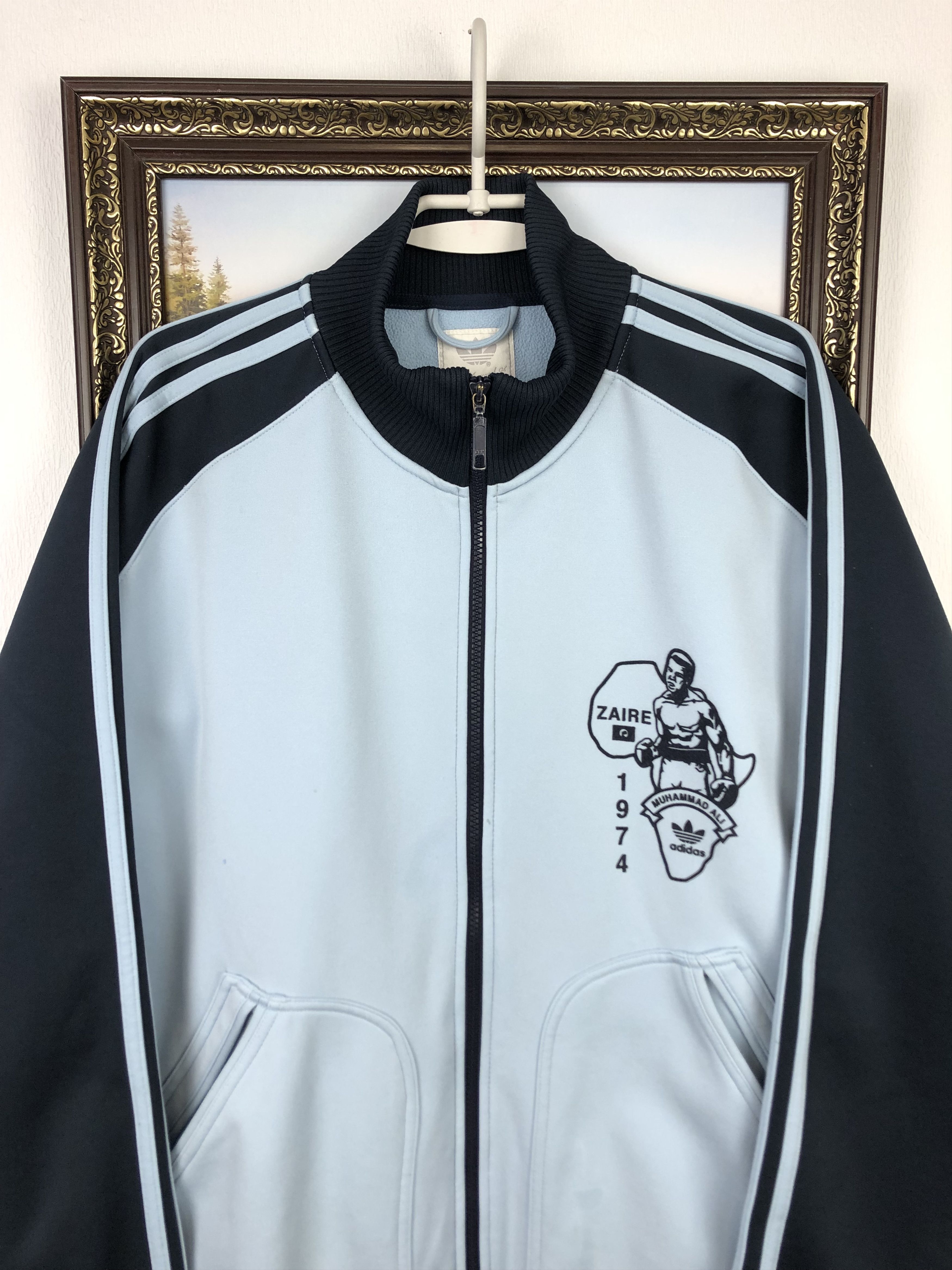 Adidas Adidas Muhammad Ali Jacket Vintage GOAT Boxing Zaire Track Size US L / EU 52-54 / 3 - 2 Thumbnail