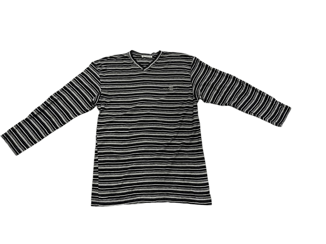 Balenciaga × Vintage 🔥VERY RARE !! VINTAGE BALENCIAGA STRIPE LONG SLEEVE Size US M / EU 48-50 / 2 - 3 Thumbnail