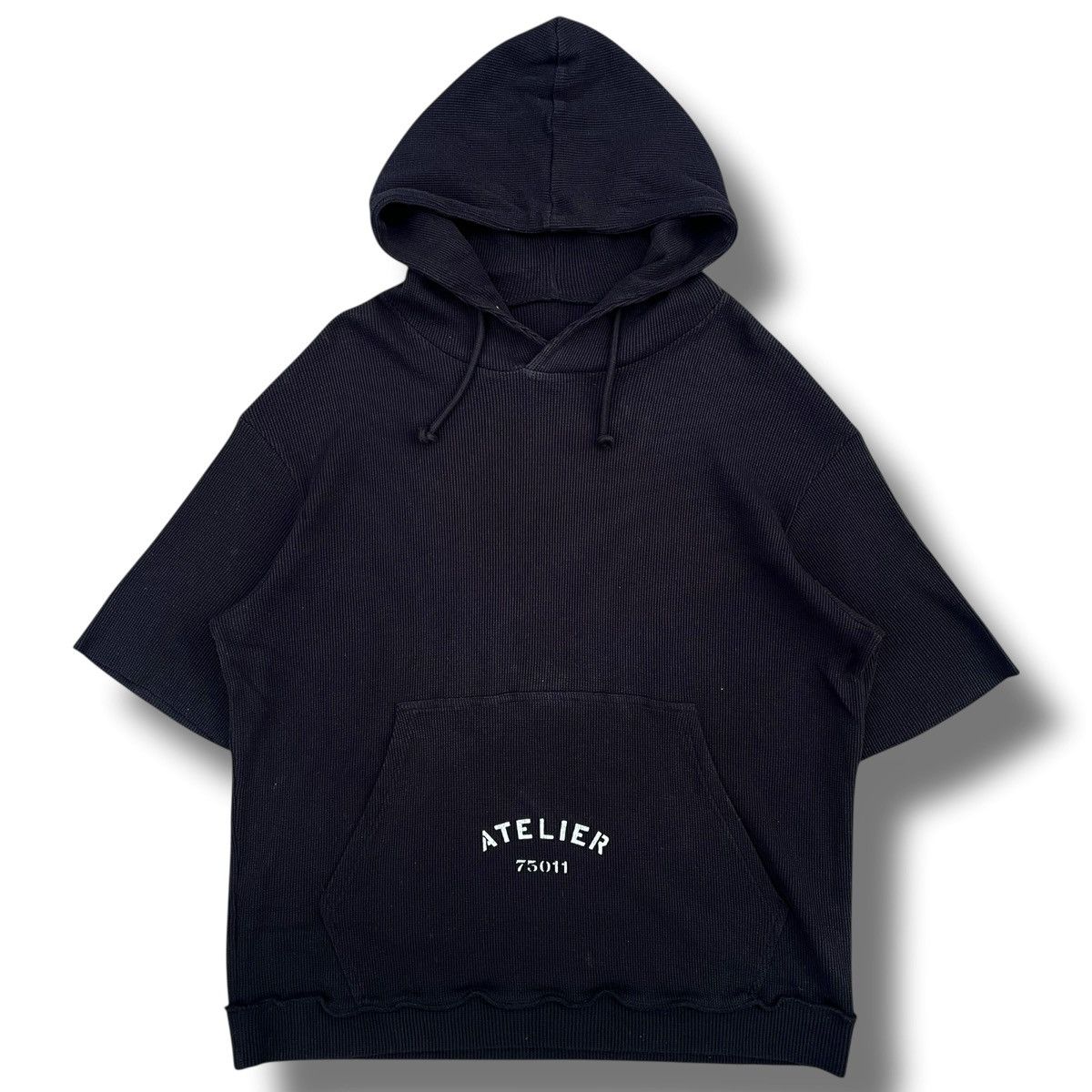 Maison Margiela Maison Margiela S/S18 Waffle Knit Atelier Hoodie Shirt Size US S / EU 44-46 / 1 - 2 Thumbnail