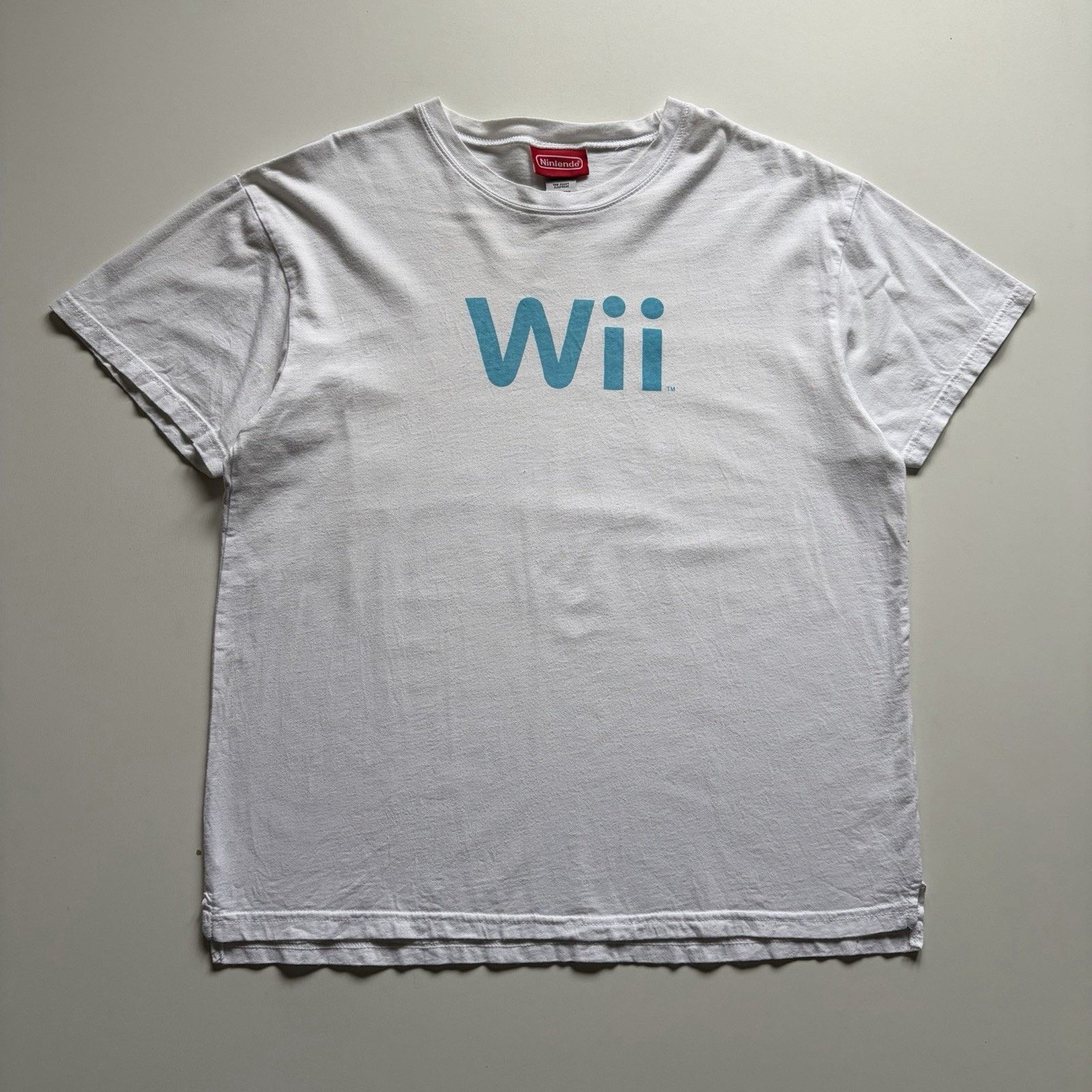 Vintage Nintendo Wii Promo Shirt Medium White Y2K Video Game