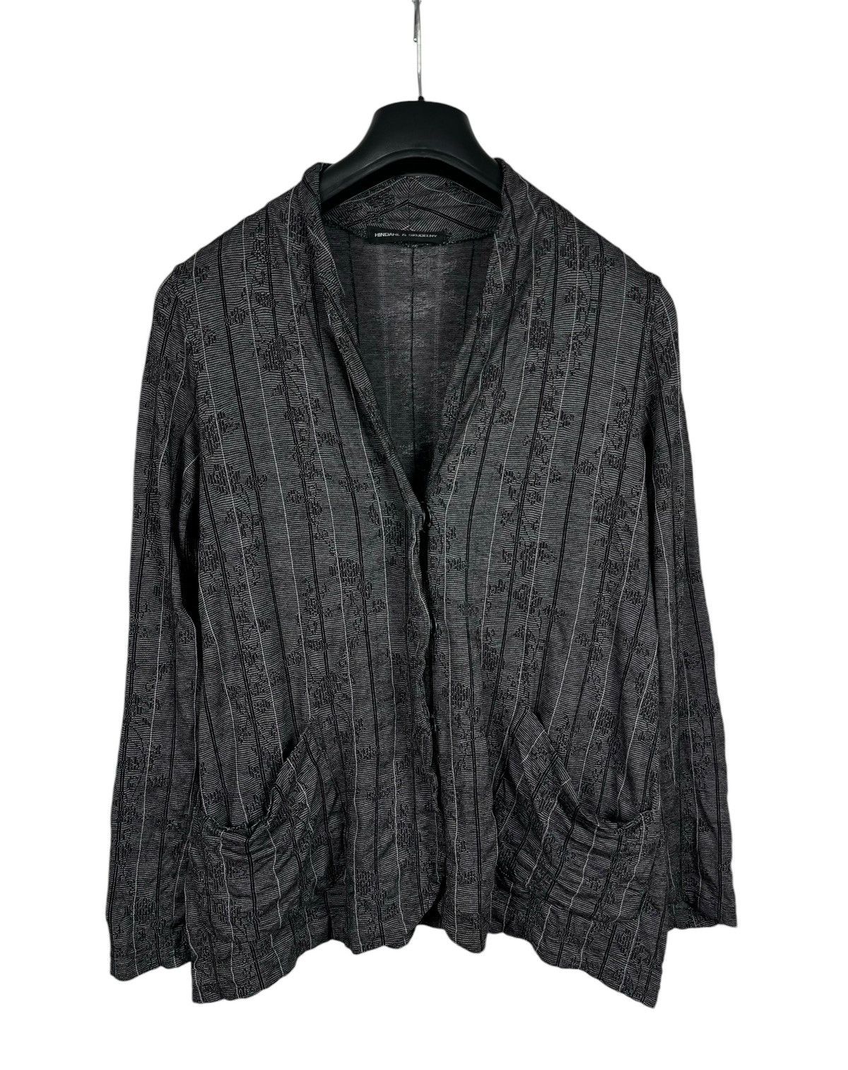 Designer Hindahl & Skudelny Embroidered Cotton Blazer Avant Garde M Size M / US 6-8 / IT 42-44 - 8 Thumbnail