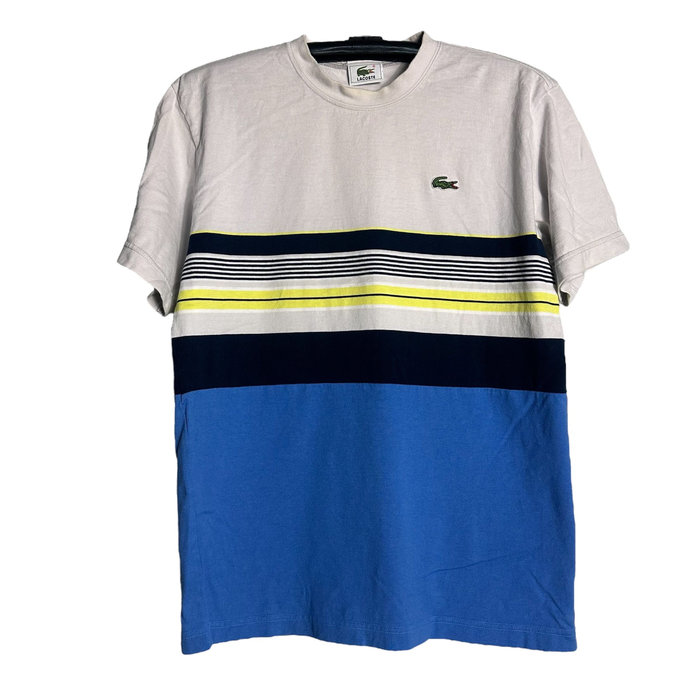 Lacoste 🔥RARE🔥Vintage Lacoste Striped Elegance Style Tshirt Size US L / EU 52-54 / 3 - 1 Thumbnail